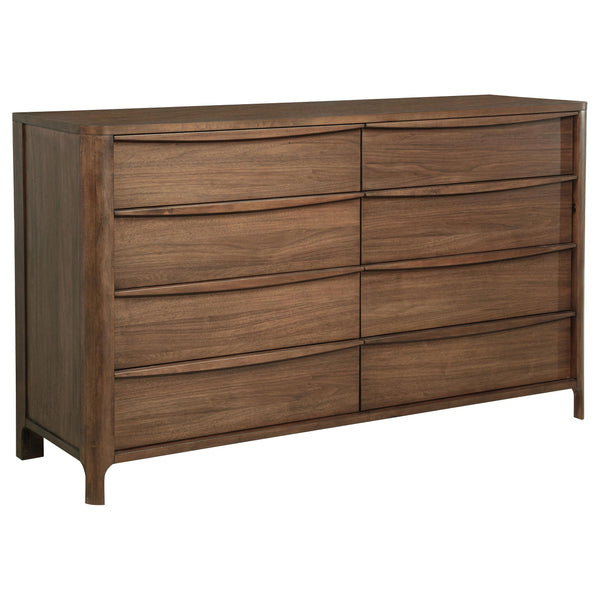 Coaster Furniture Maderia 223323 8-Drawer Dresser Cabinet - Walnut