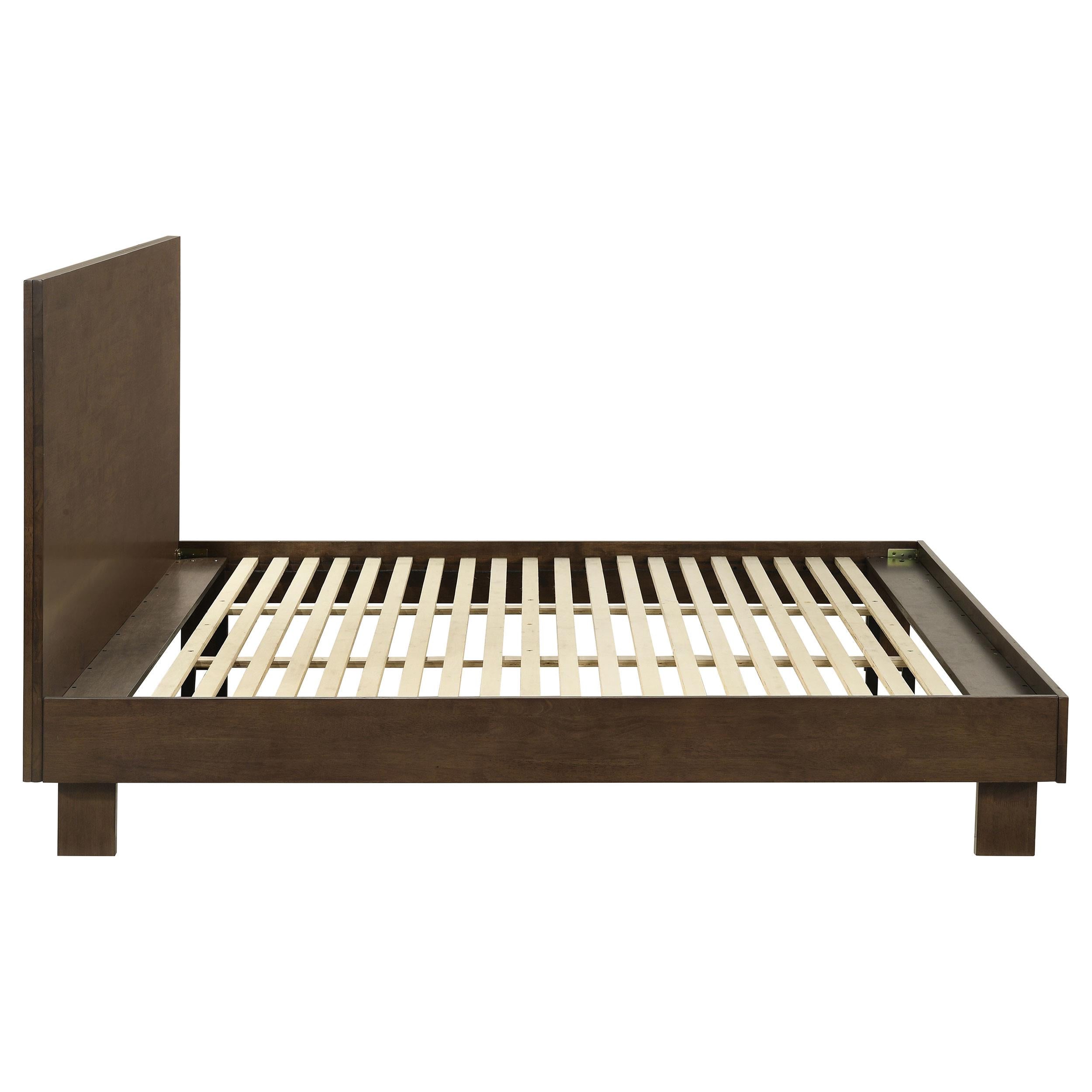  Size_King --  Glenwood 225011KE 48-inch Eastern King Platform Panel Bed - Warm Brown IMAGE 5