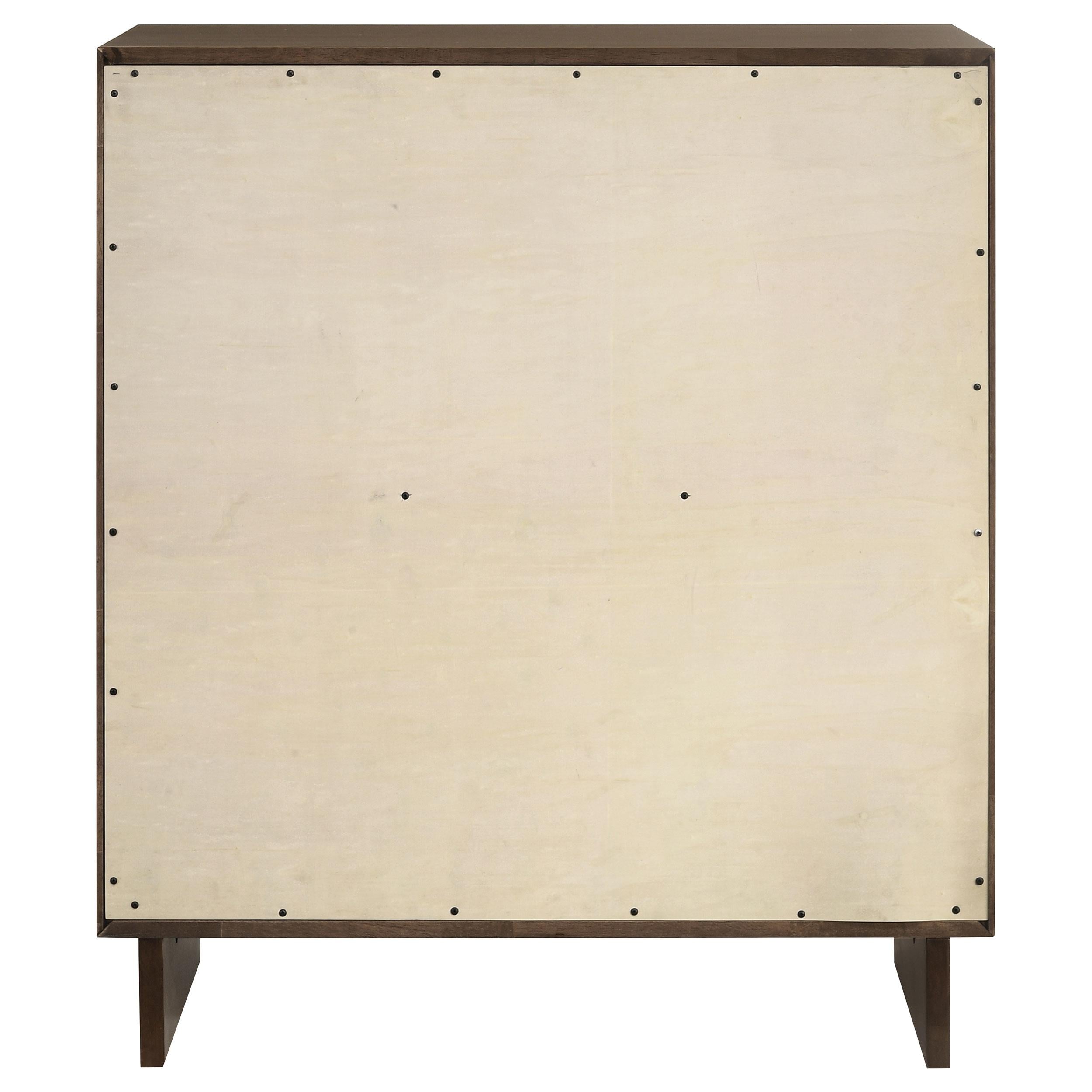  Coaster Furniture Glenwood 225015 4-Drawer Chest of Drawers - Warm Brown IMAGE 6