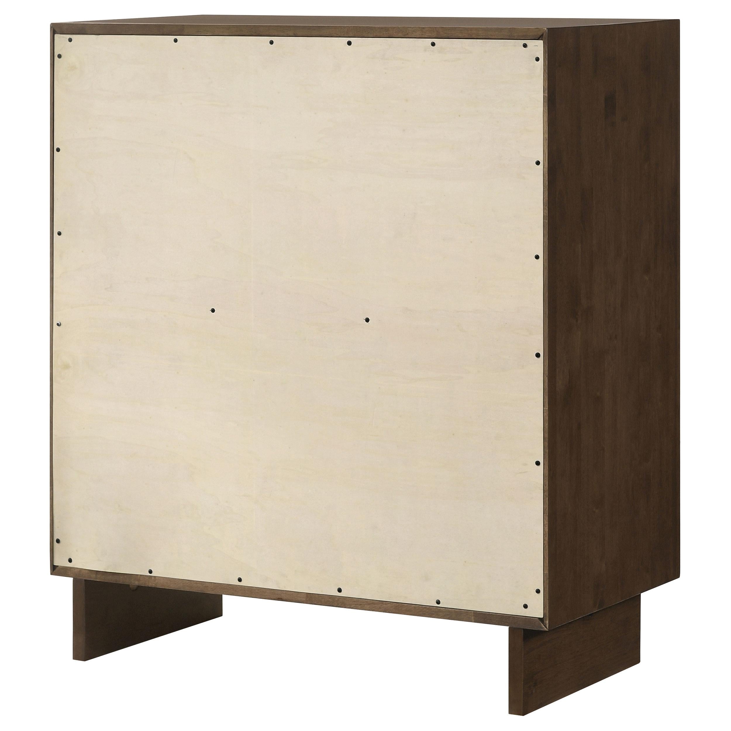  Coaster Furniture Glenwood 225015 4-Drawer Chest of Drawers - Warm Brown IMAGE 7