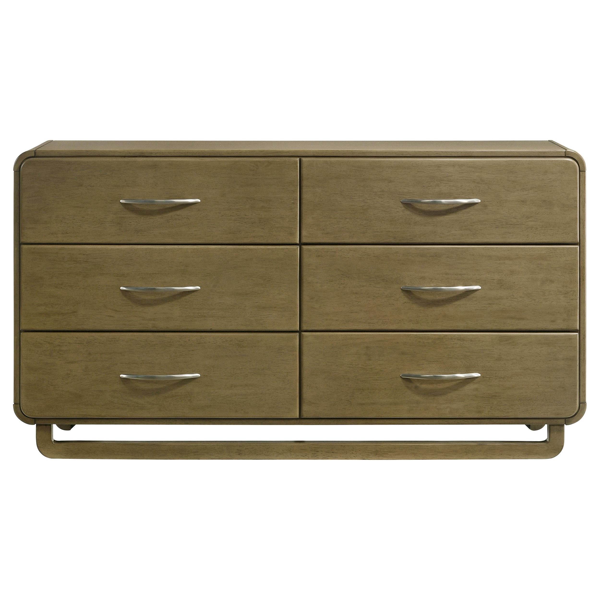  Coaster Furniture Amsbury 224273 6-Drawer Dresser Cabinet - Nutmeg IMAGE 2