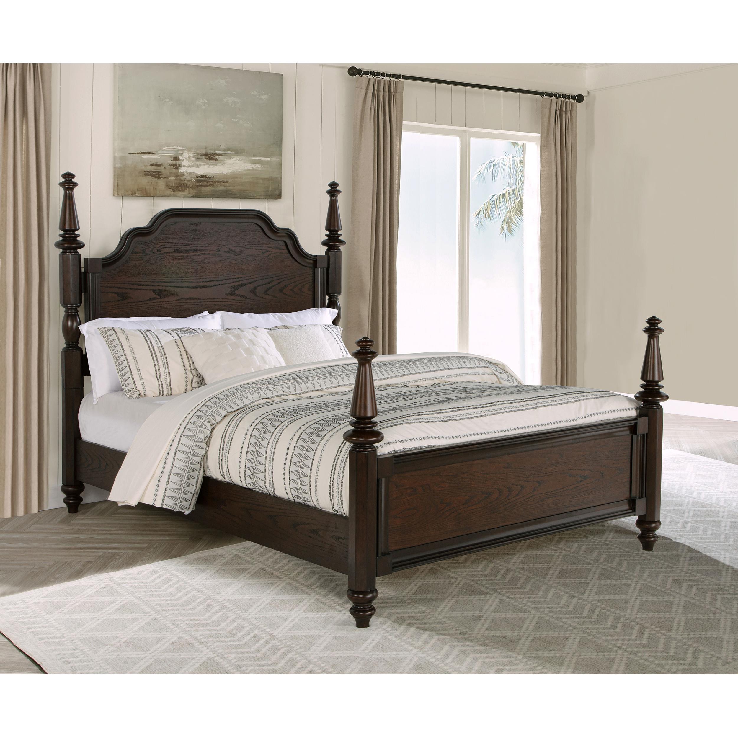  Size_Queen --  Coaster Furniture Andover Poster Bed IMAGE 4