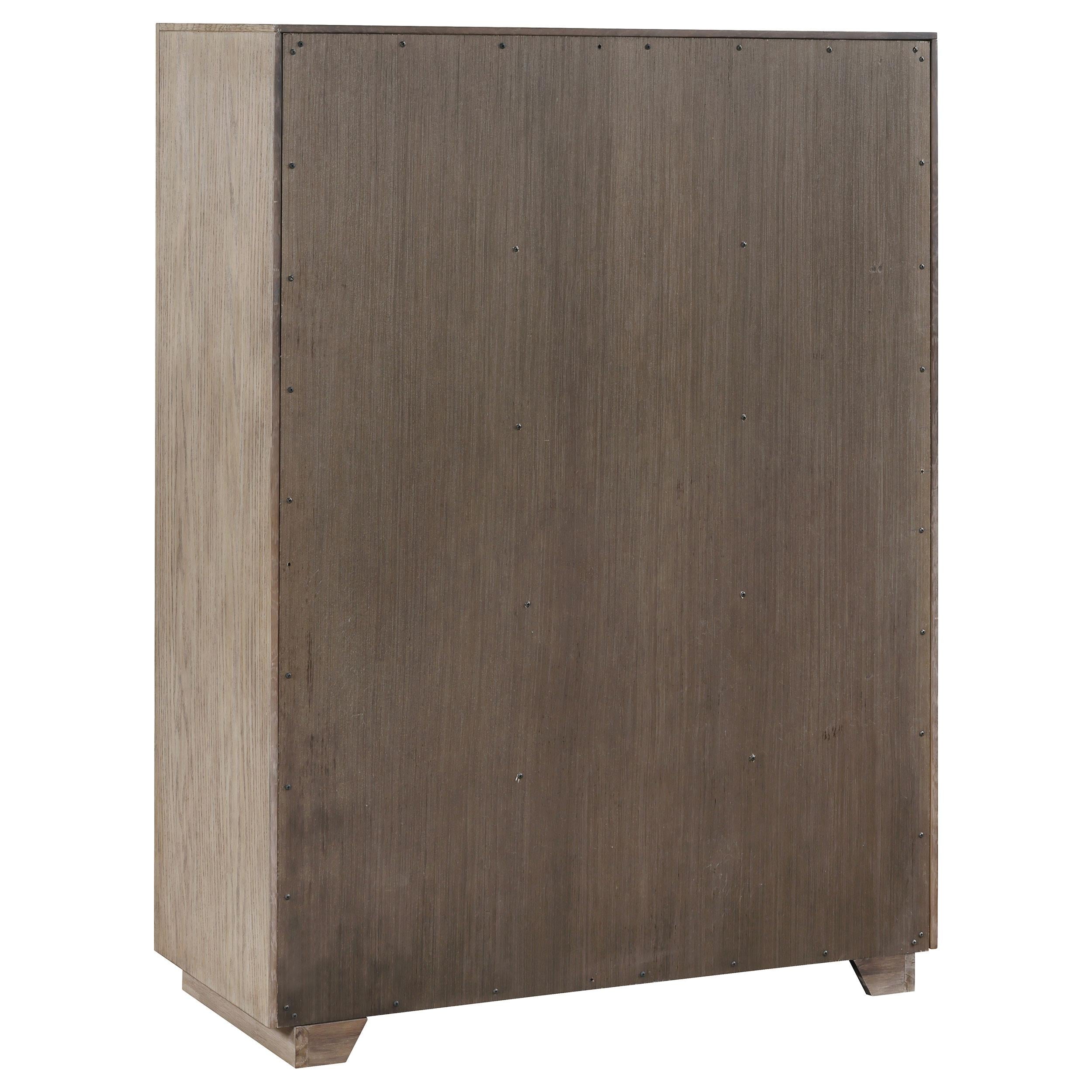 Coaster Furniture Kenora 224855 5-Drawer Bedroom Chest - Barley Brown IMAGE 5