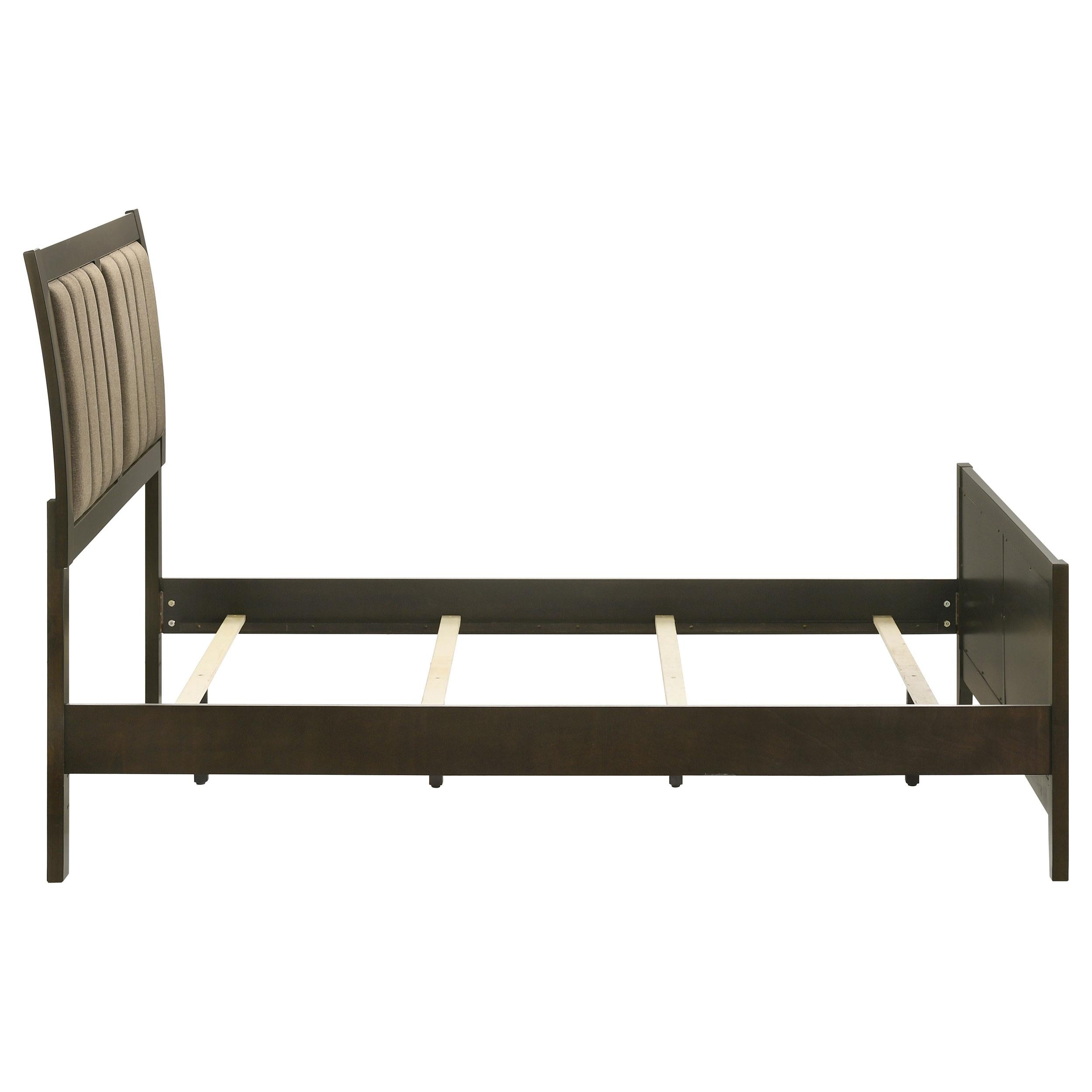  Size_Full --  Wilkes 224421F 51-inch Upholstered Full Bed - Dark Cocoa IMAGE 5