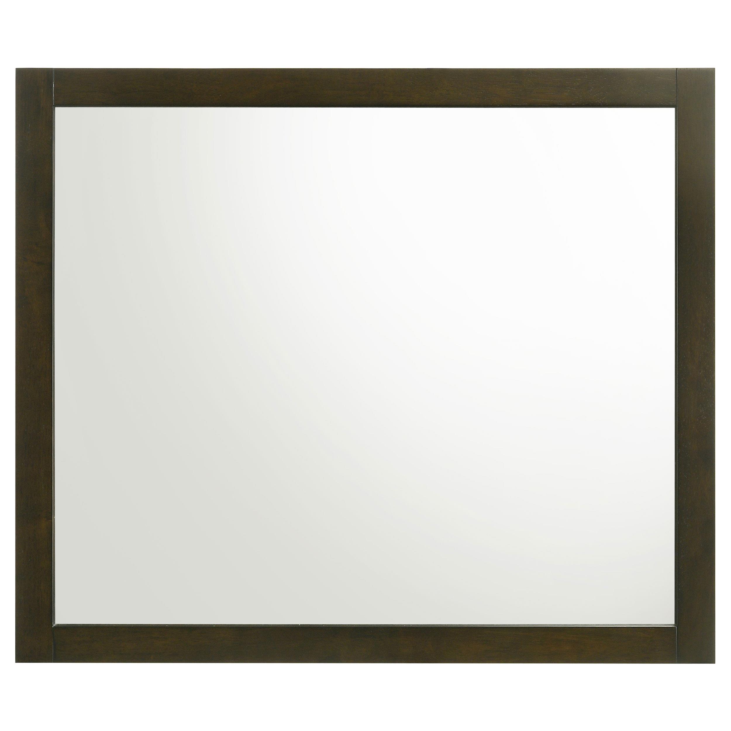  Coaster Furniture Wilkes 224424 Dresser Mirror - Dark Cocoa IMAGE 2