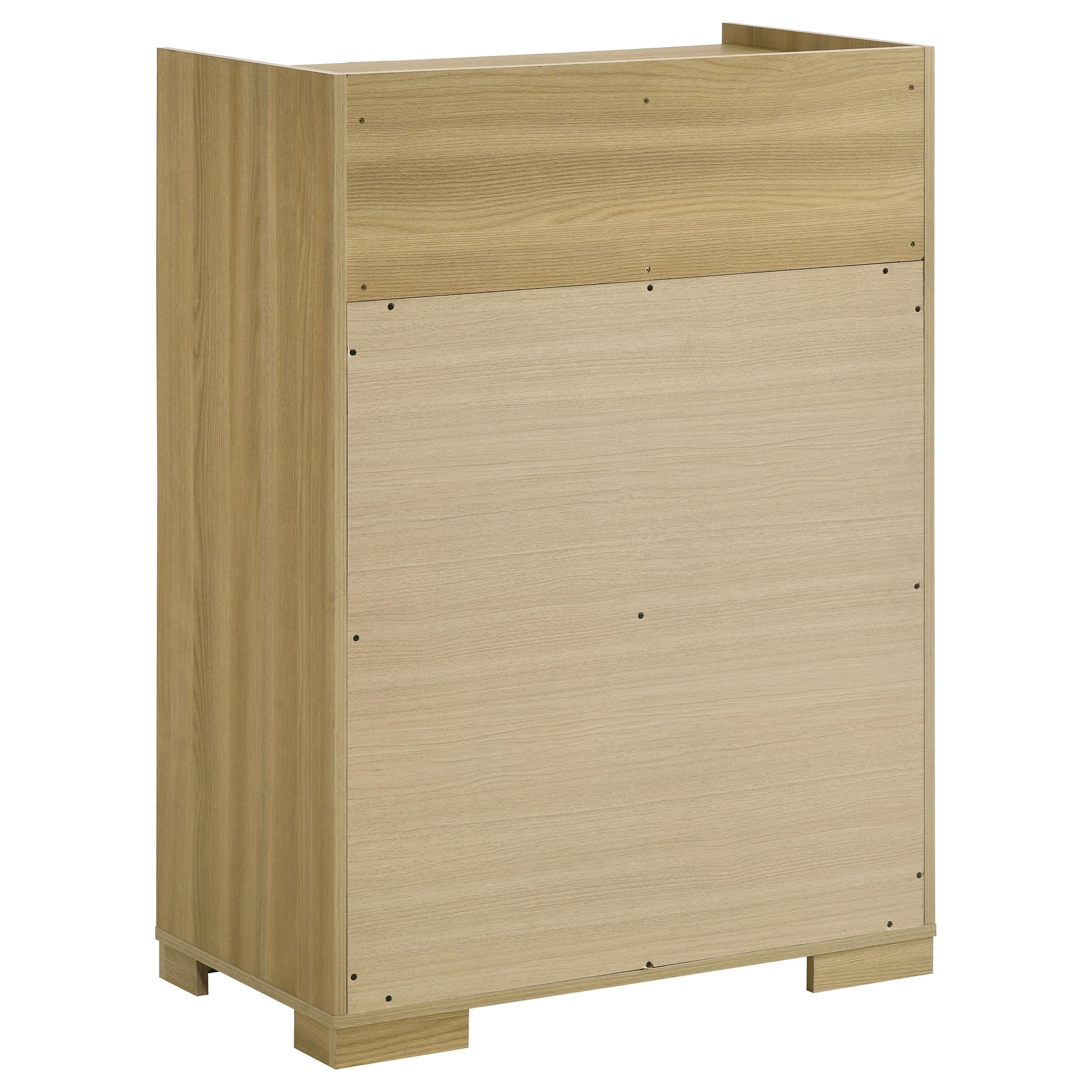  Coaster Furniture Hyland 215655 4-Drawer Chest of Drawers - Natural IMAGE 5