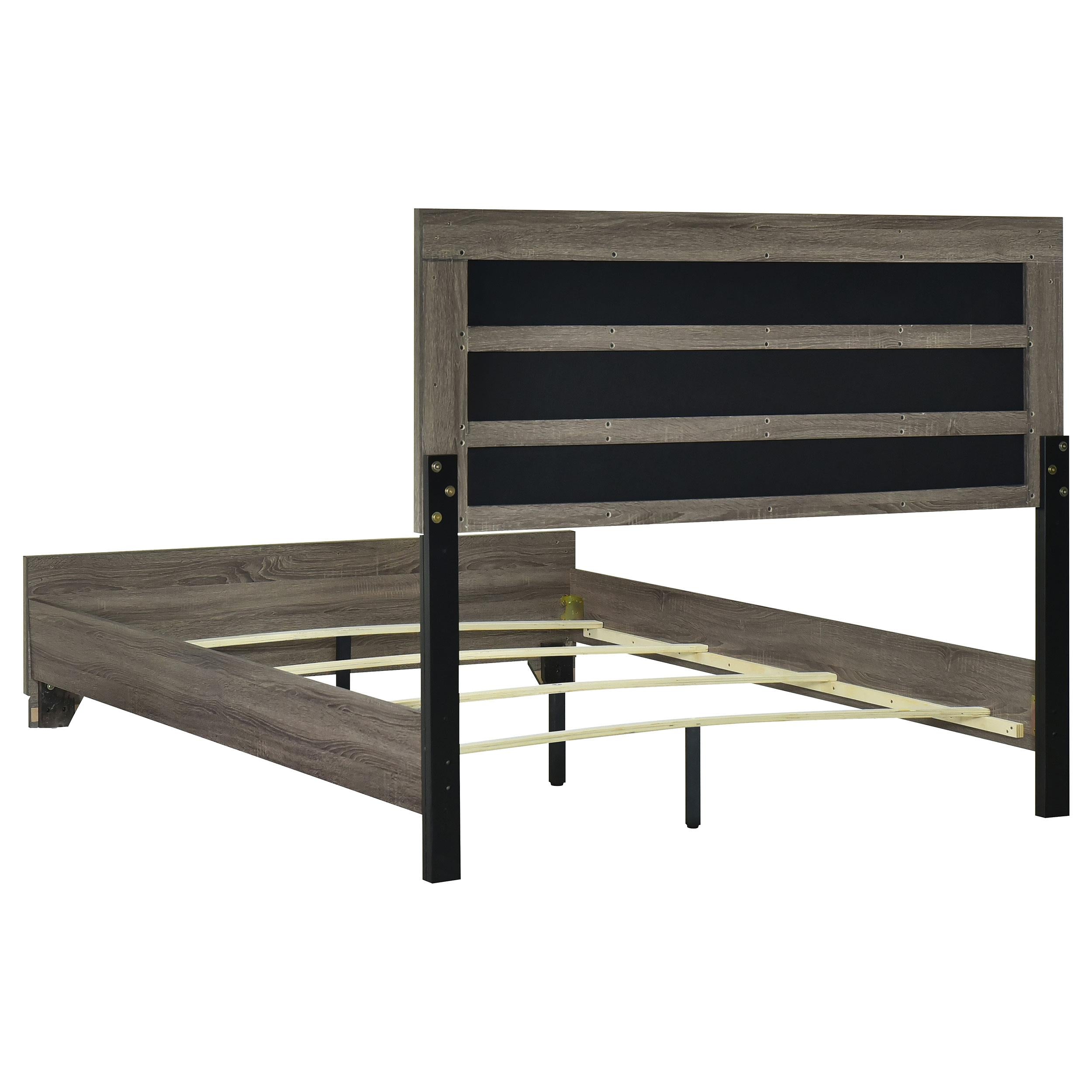  Size_Queen --  Coaster Furniture Wright Upholstered Panel Bed IMAGE 3