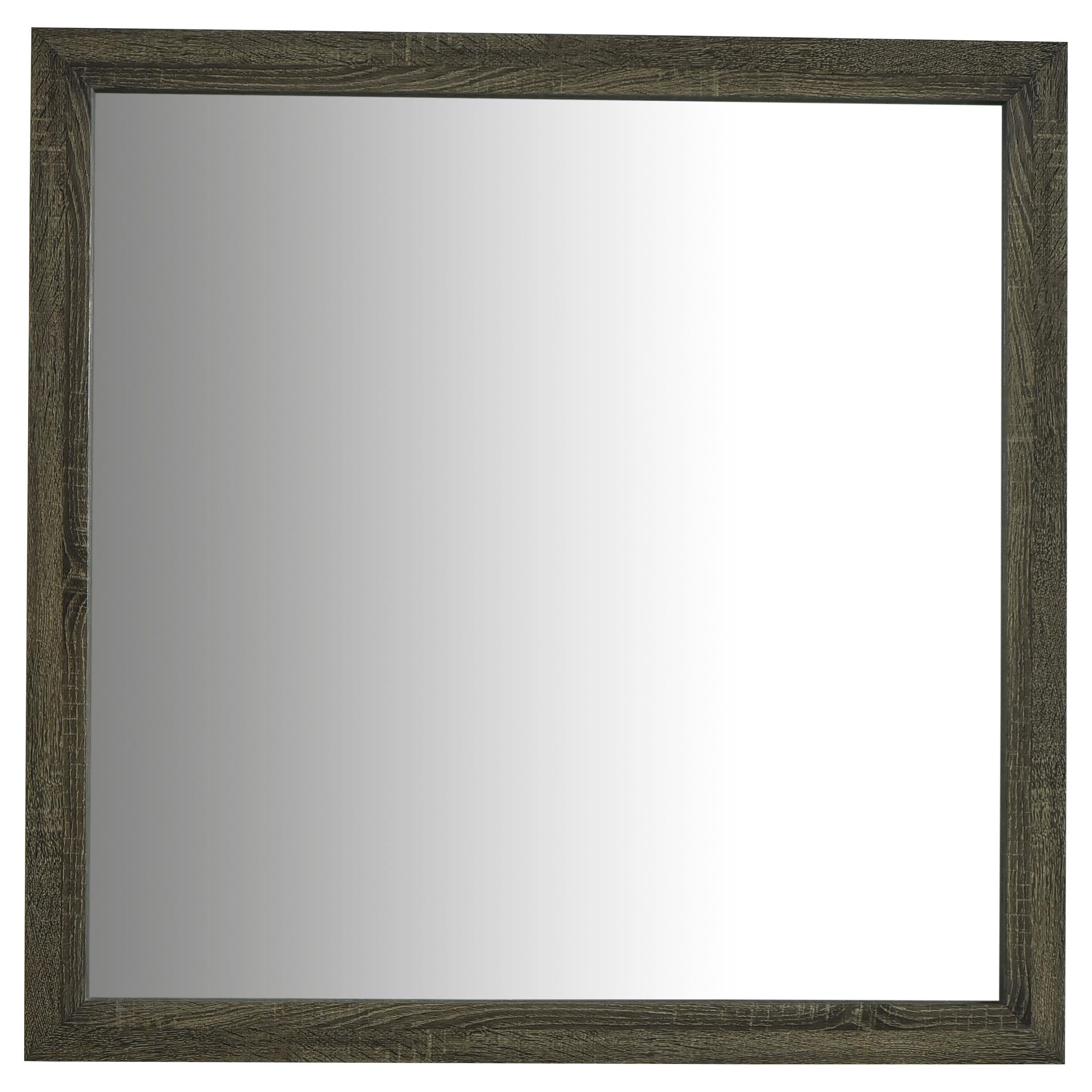  Coaster Furniture Wright 223344 Dresser Mirror - Brown Oak IMAGE 2