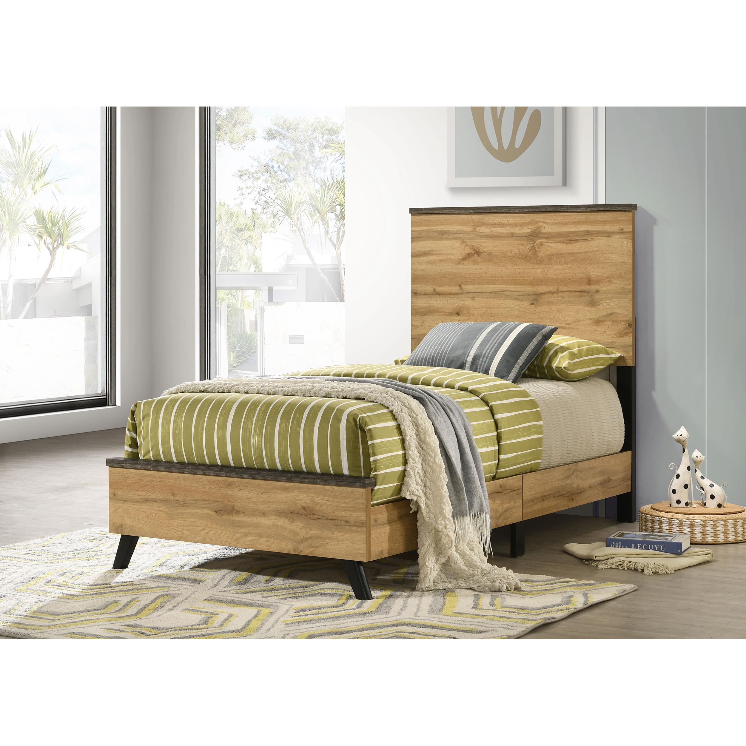 Size_Twin --  Coaster Furniture Kaywood Panel Bed IMAGE 4