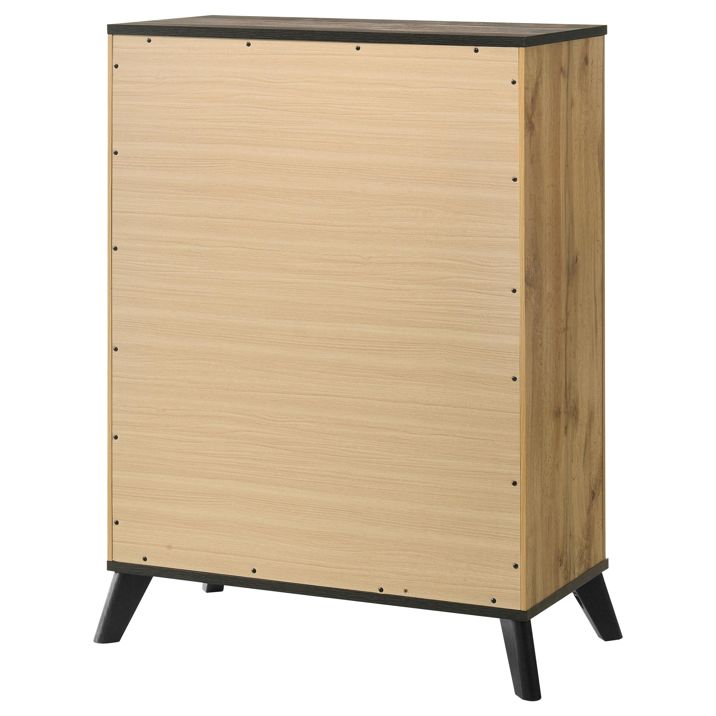  Coaster Furniture Kaywood 225005 4-Drawer Bedroom Chest of Drawers - Natural Pine IMAGE 7