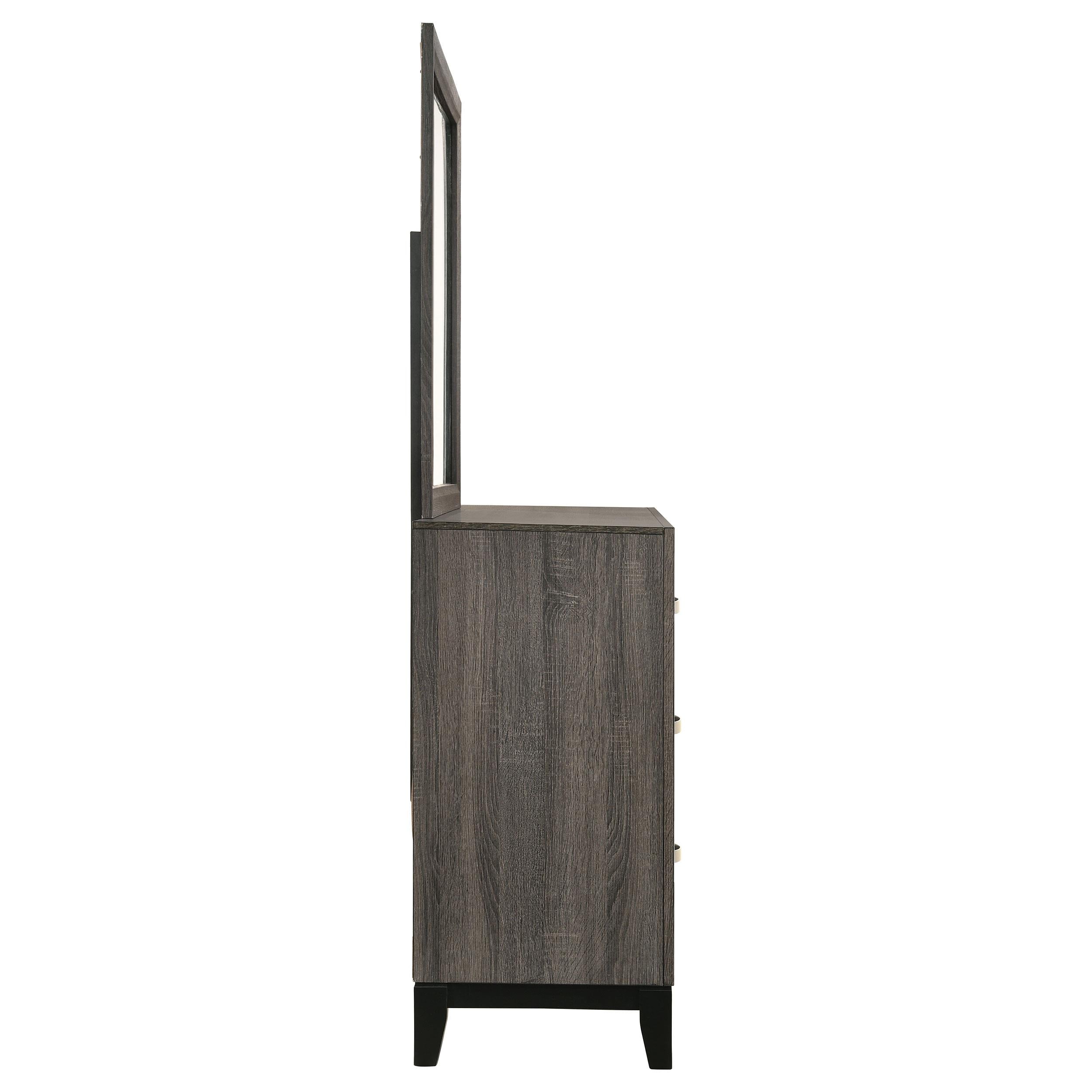  Coaster Furniture Watson 212423M 6-Drawer Dresser with Mirror - Grey Oak IMAGE 8