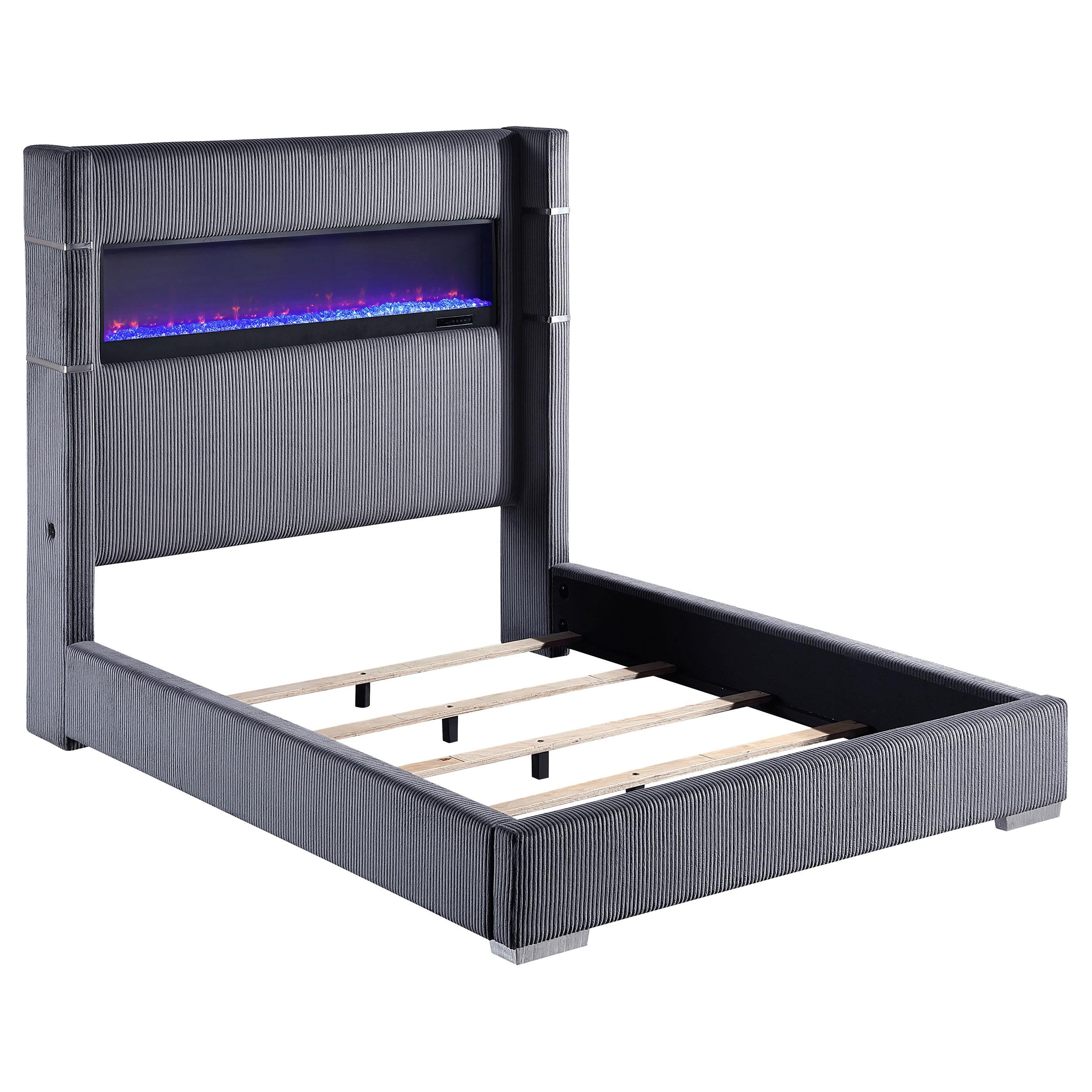  Size_Queen --  Coaster Furniture Tisdall Upholstered Panel Bed IMAGE 1