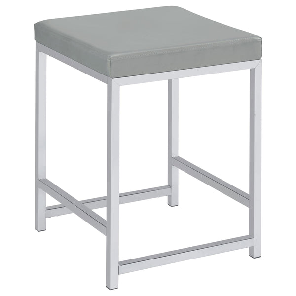 Coaster Furniture Umbridge 935933 Upholstered Square Padded Cushion Vanity Stool
