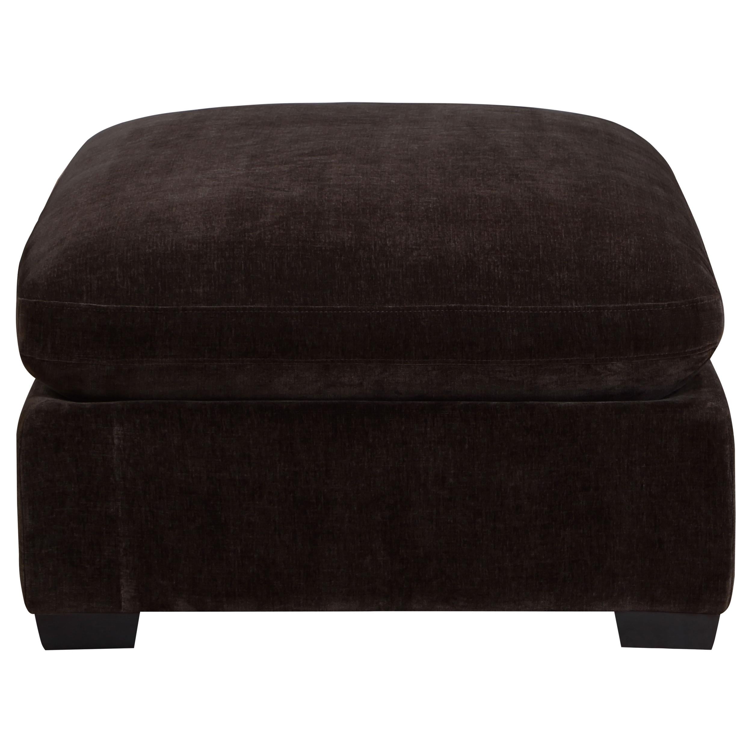  Coaster Furniture Lakeview 551466 Rectangular Upholstered Ottoman - Dark Chocolate IMAGE 3