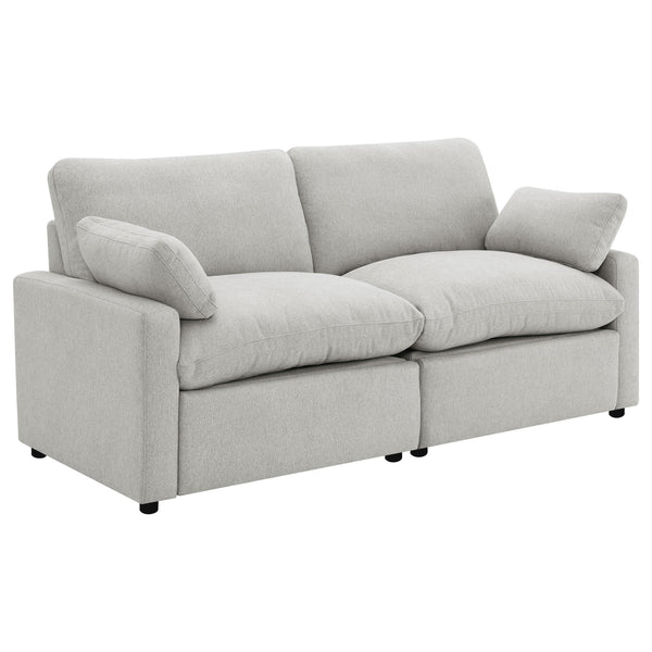 Coaster Furniture Collins 609562P Modular Power Loveseat - Grey