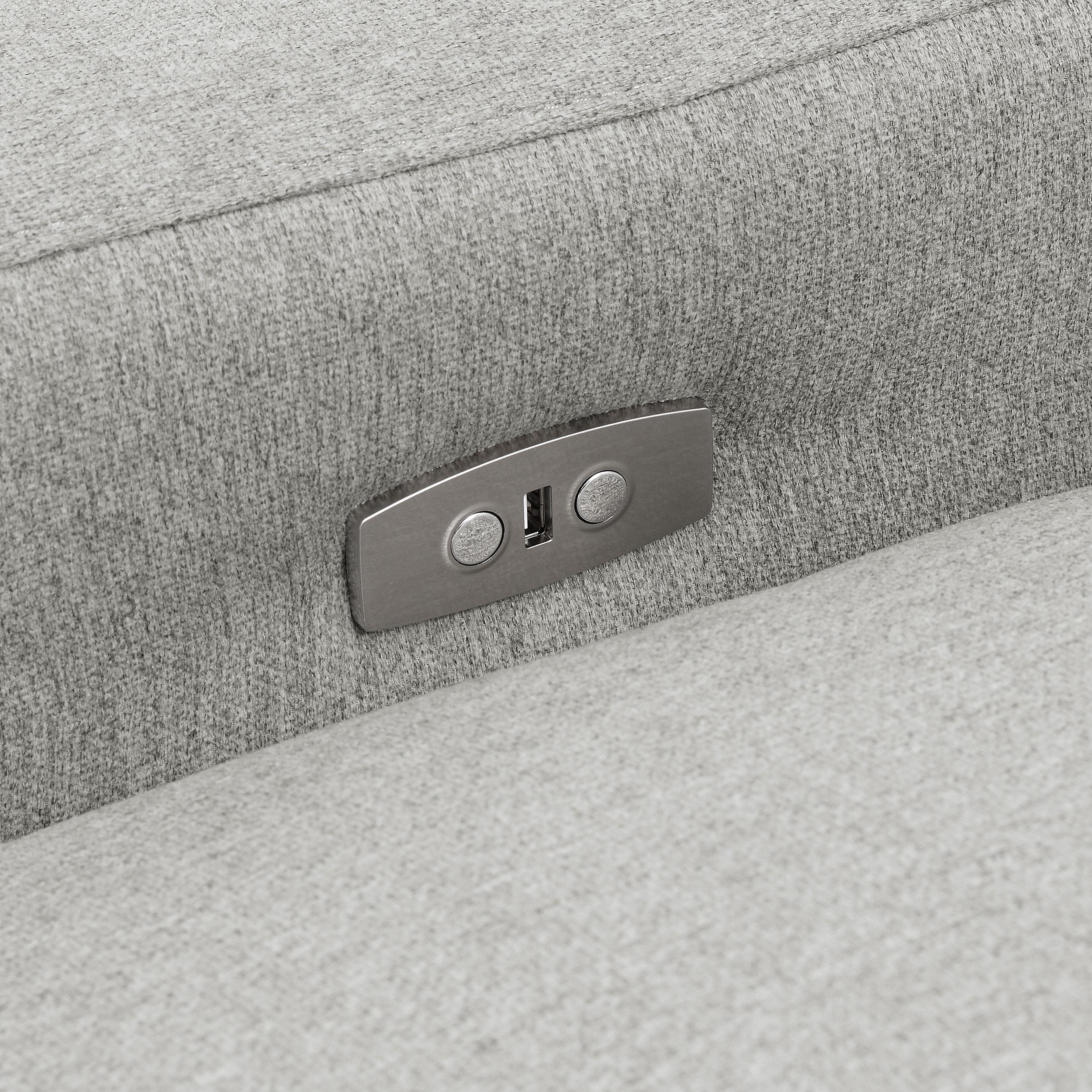  Coaster Furniture Collins 609562P Modular Power Loveseat - Grey IMAGE 11