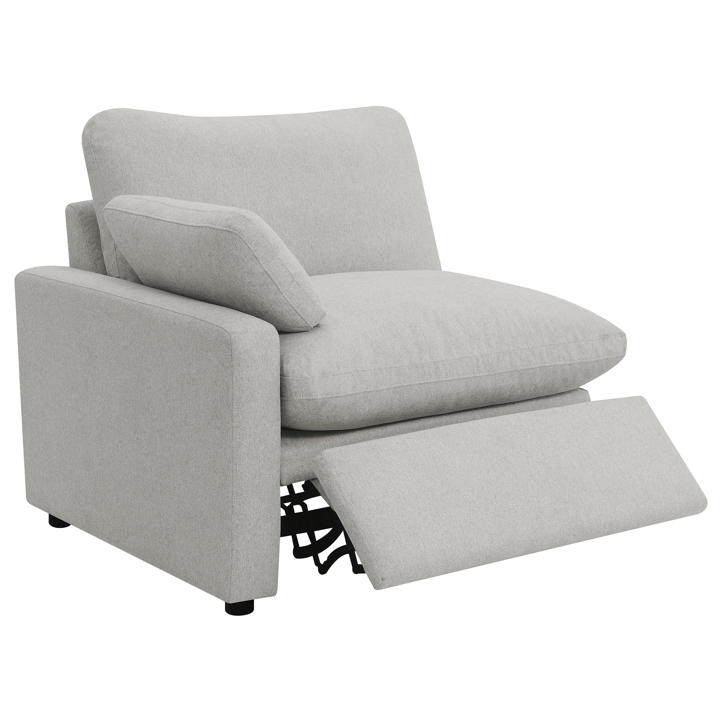  Coaster Furniture Collins 609562P Modular Power Loveseat - Grey IMAGE 4