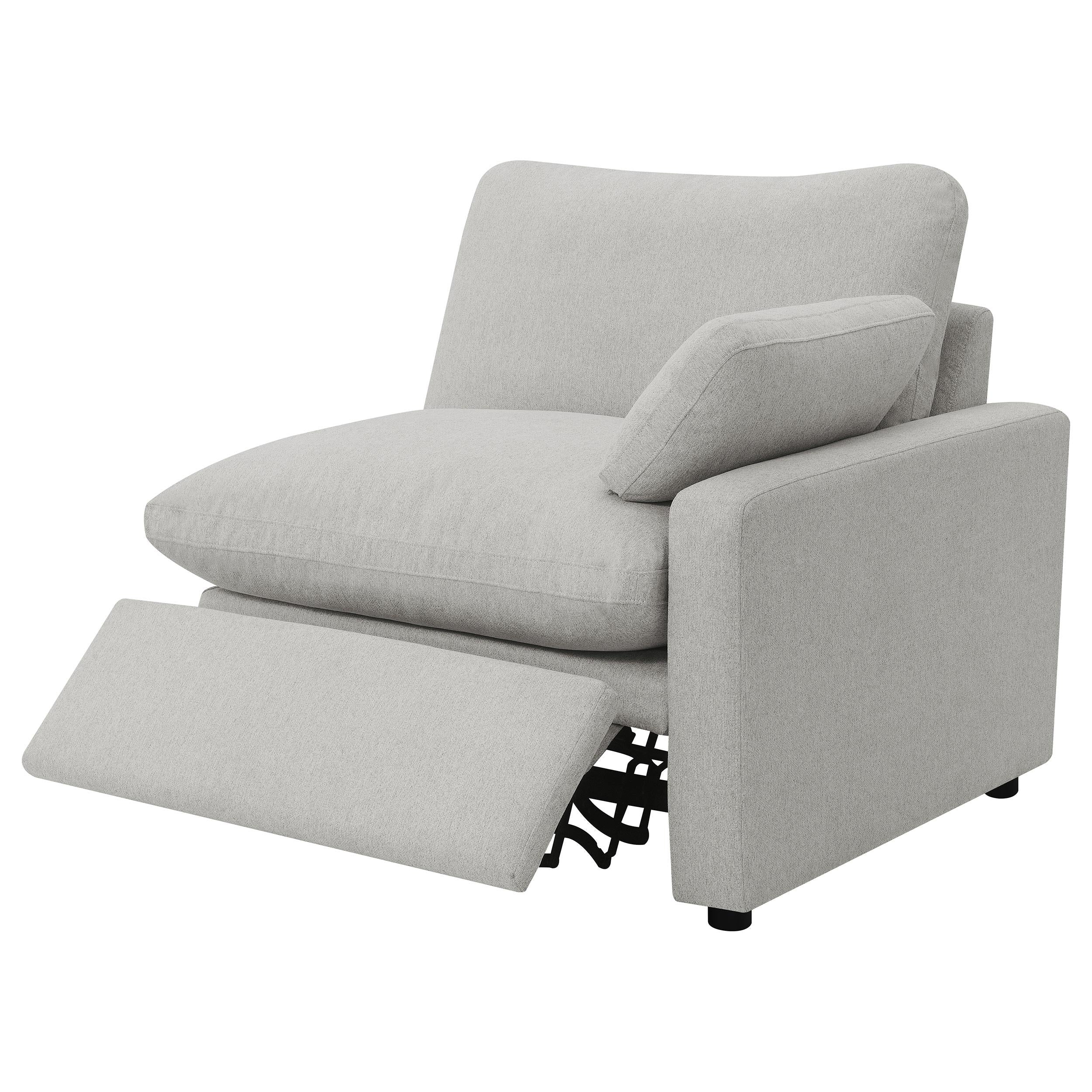  Coaster Furniture Collins 609562P Modular Power Loveseat - Grey IMAGE 6