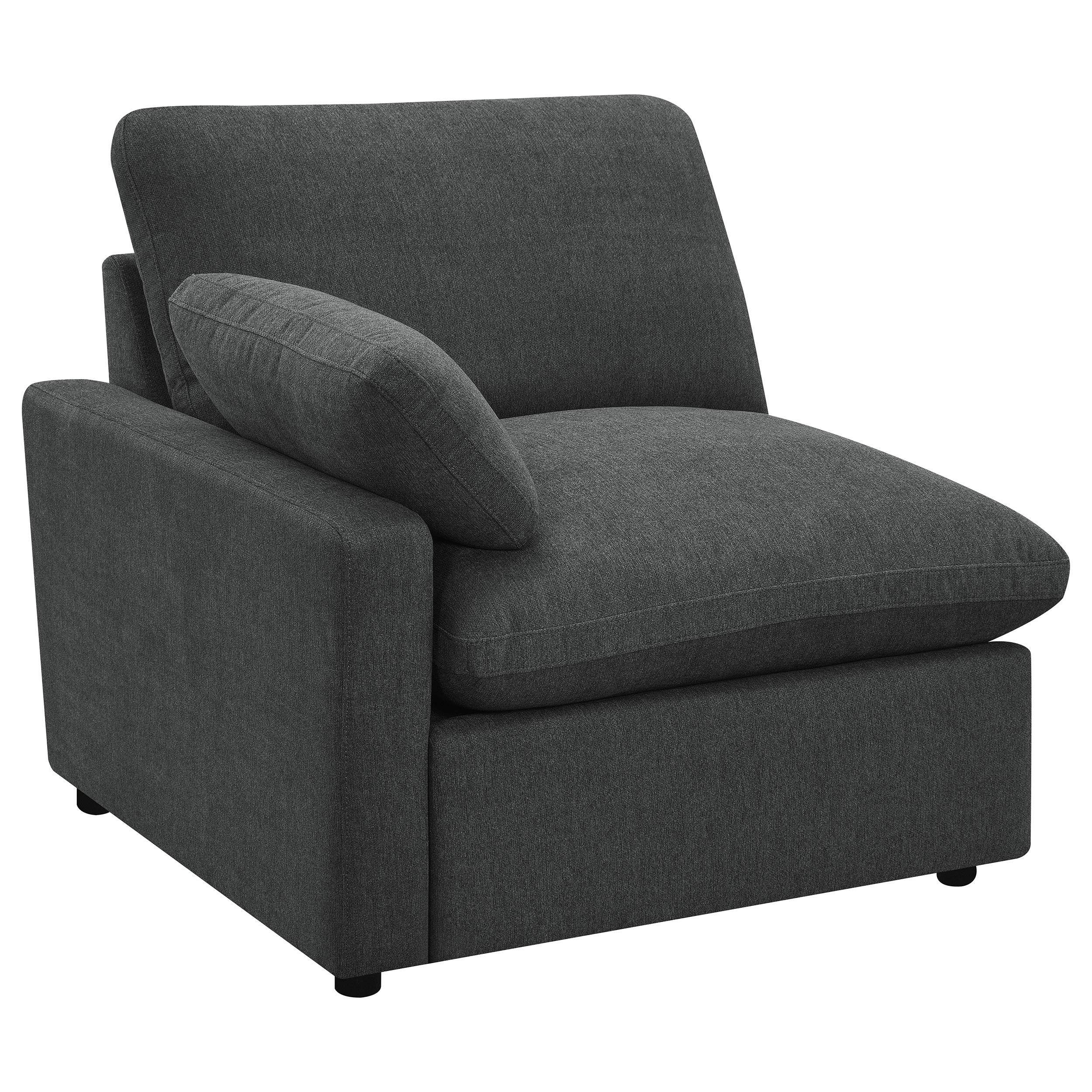  Coaster Furniture Collins 609532P Modular Power Loveseat - Dark Grey IMAGE 3