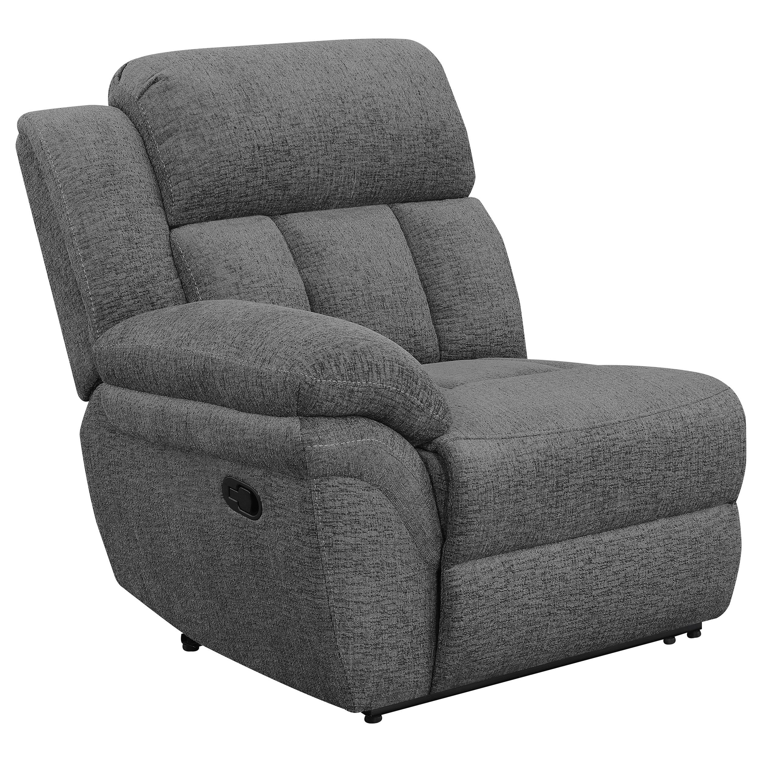  Coaster Furniture Bahrain 609541T 5-piece Upholstered Home Theater Seating - Charcoal IMAGE 1