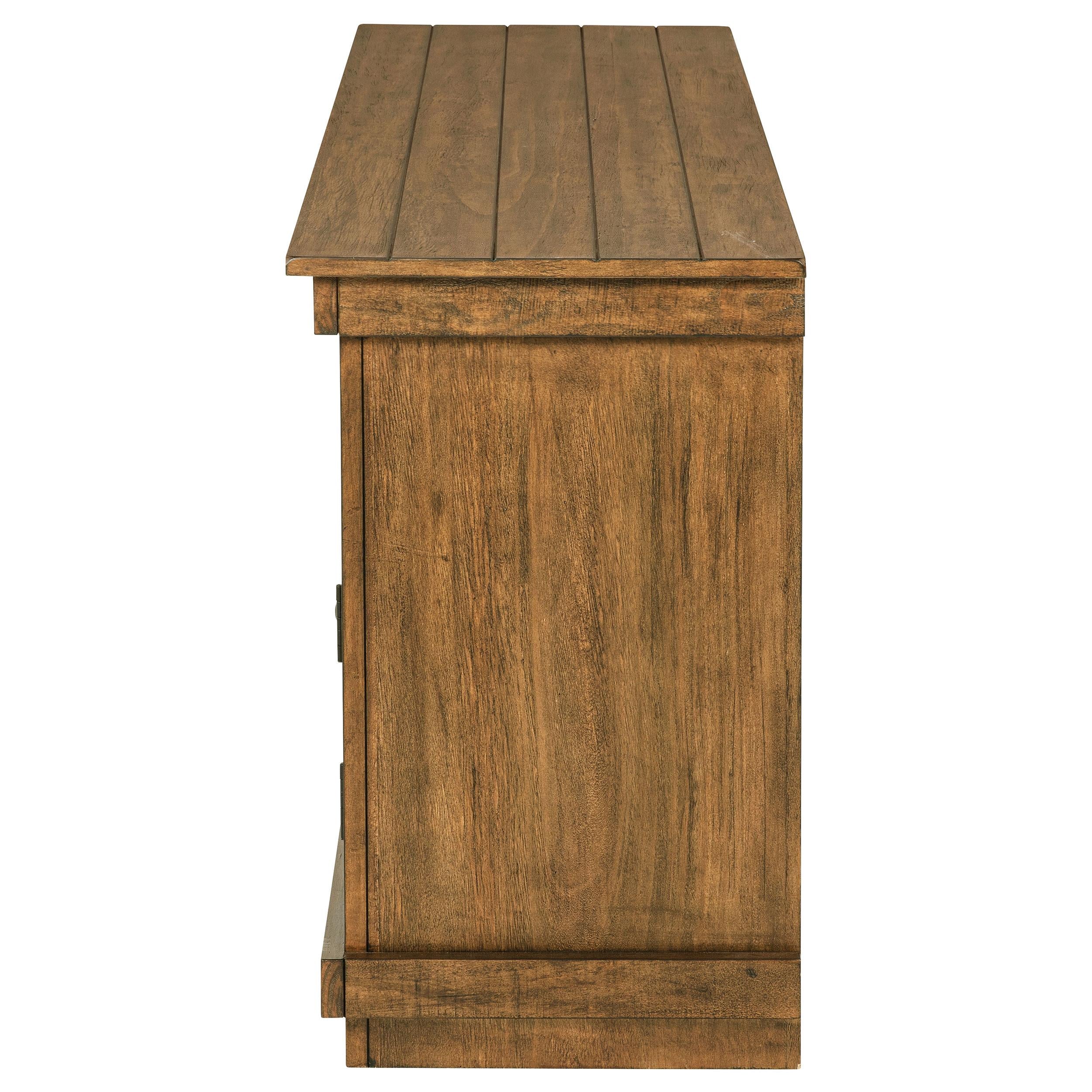  Coaster Furniture Payne 710042 60-inch TV Stand Media Console - Distressed Brown IMAGE 5