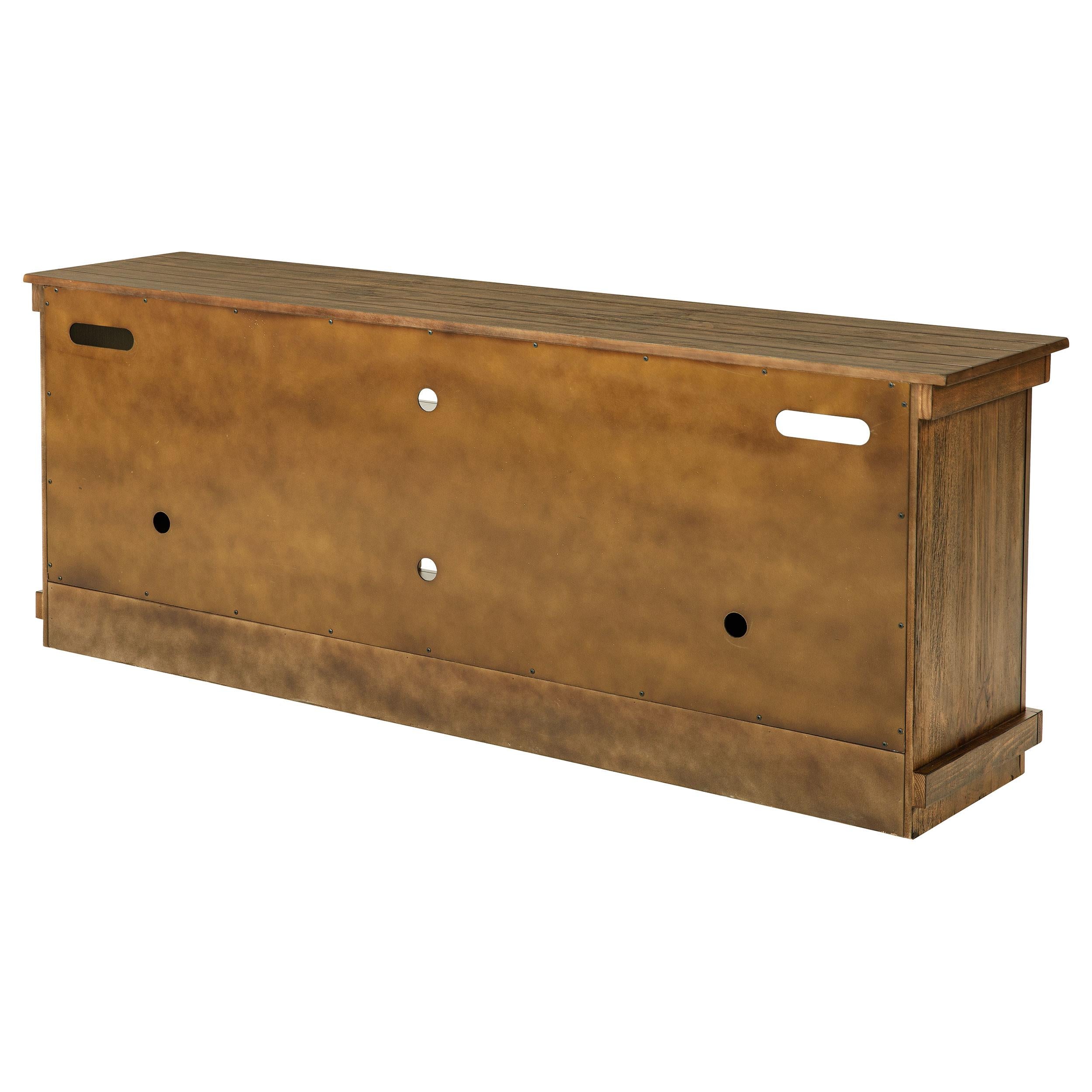  Coaster Furniture Payne 710043 70-inch TV Stand Media Console - Distressed Brown IMAGE 8