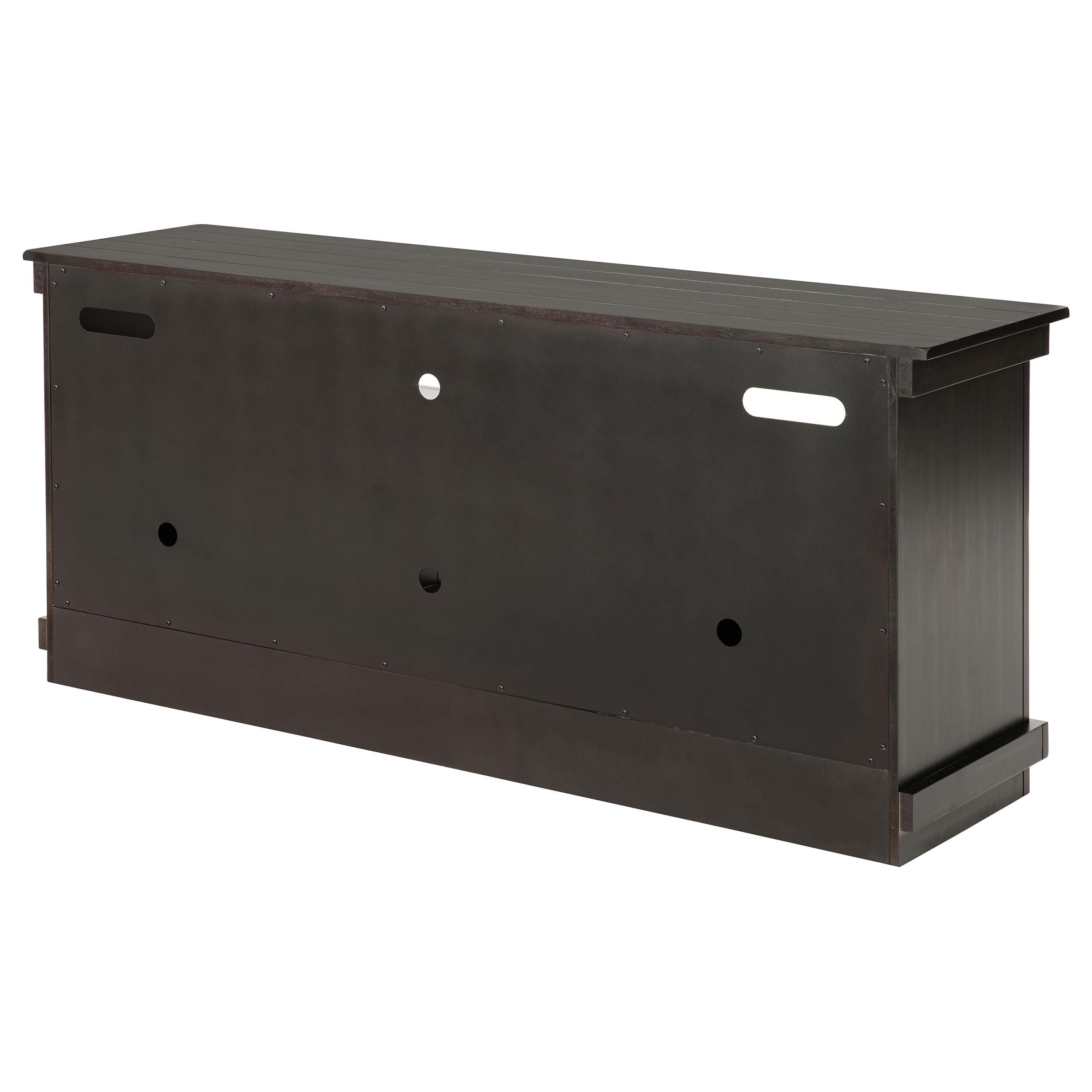  Coaster Furniture Payne 710062 60-inch TV Stand Media Console - Distressed Java IMAGE 8