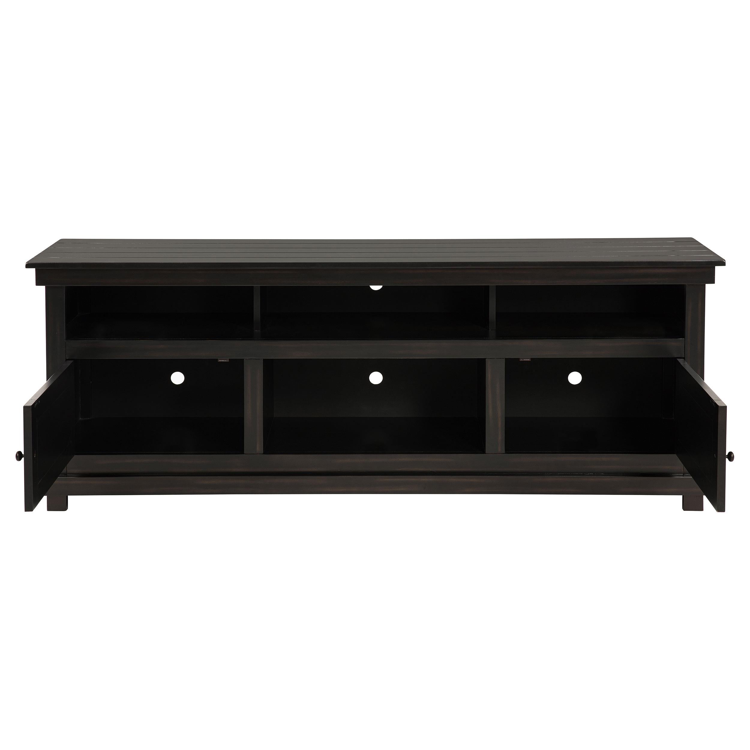  Coaster Furniture Payne 710063 70-inch TV Stand Media Console - Java IMAGE 3