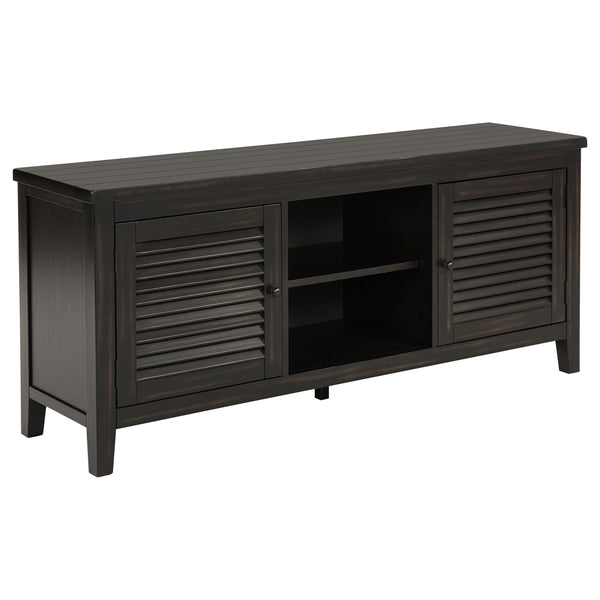 Coaster Furniture Concord 701782 2-door 60-inch TV Stand Console - Distressed Java