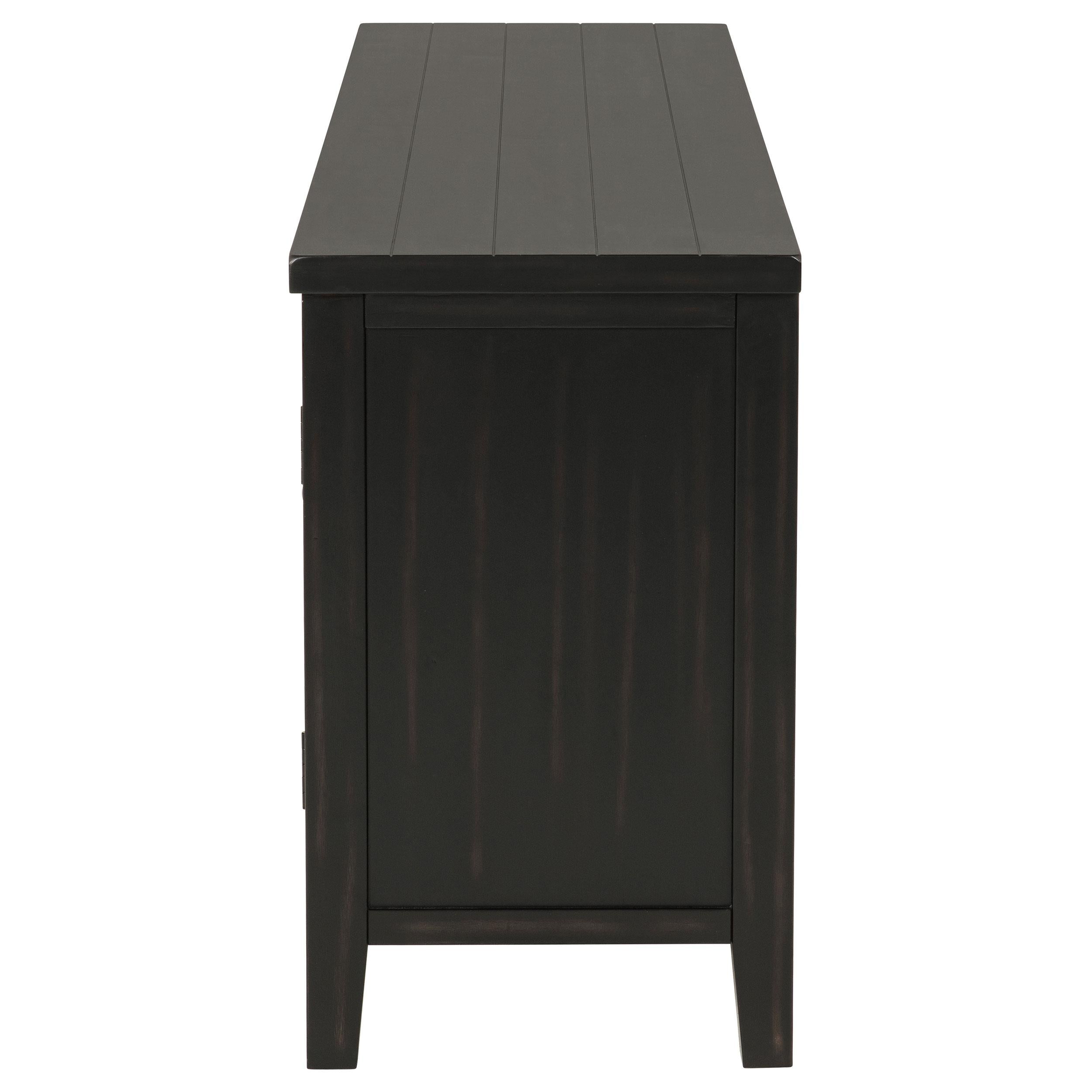  Coaster Furniture Concord 701782 2-door 60-inch TV Stand Console - Distressed Java IMAGE 5