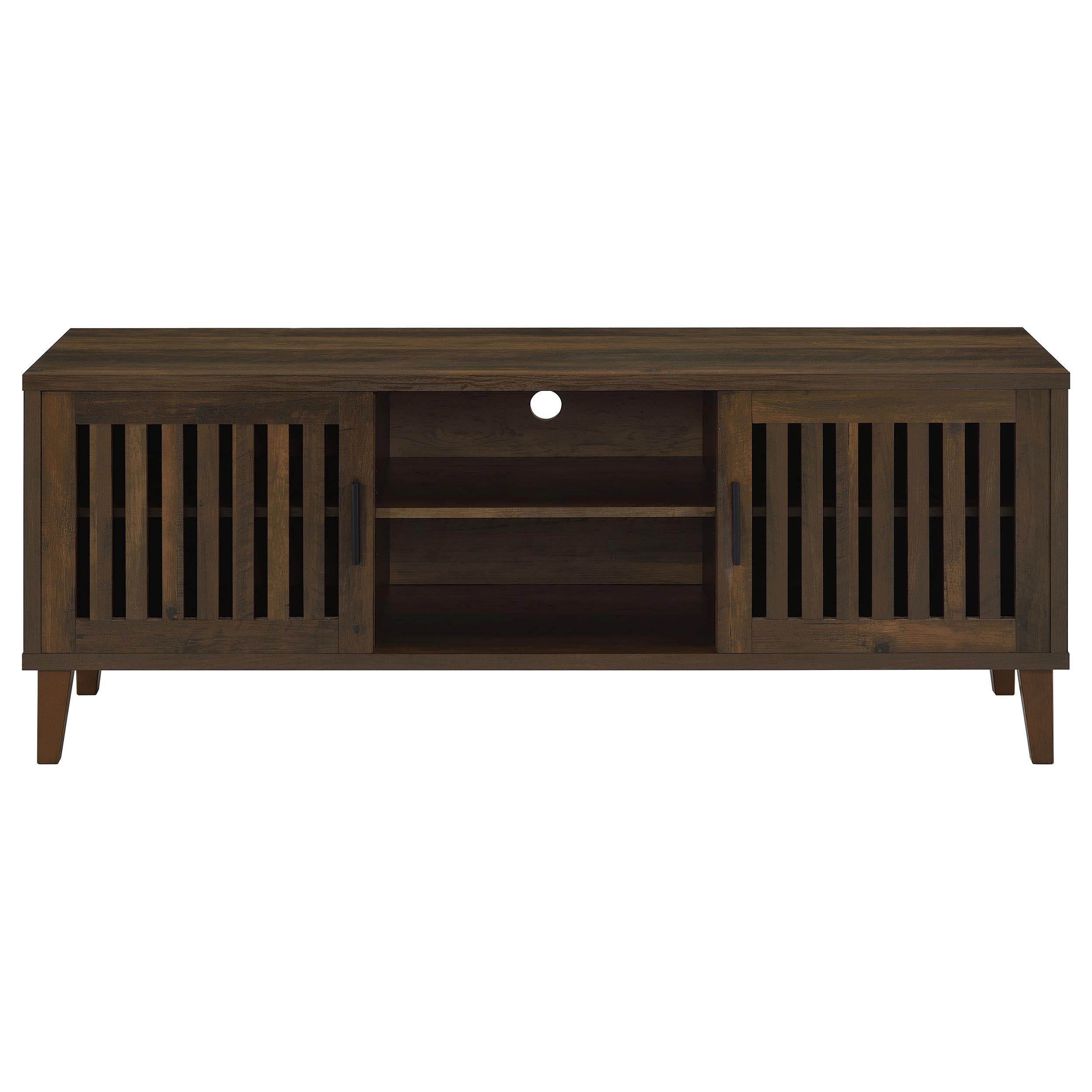  Coaster Furniture Sedona 701982 2-door Engineered Wood 60" TV Stand - Dark Pine IMAGE 3
