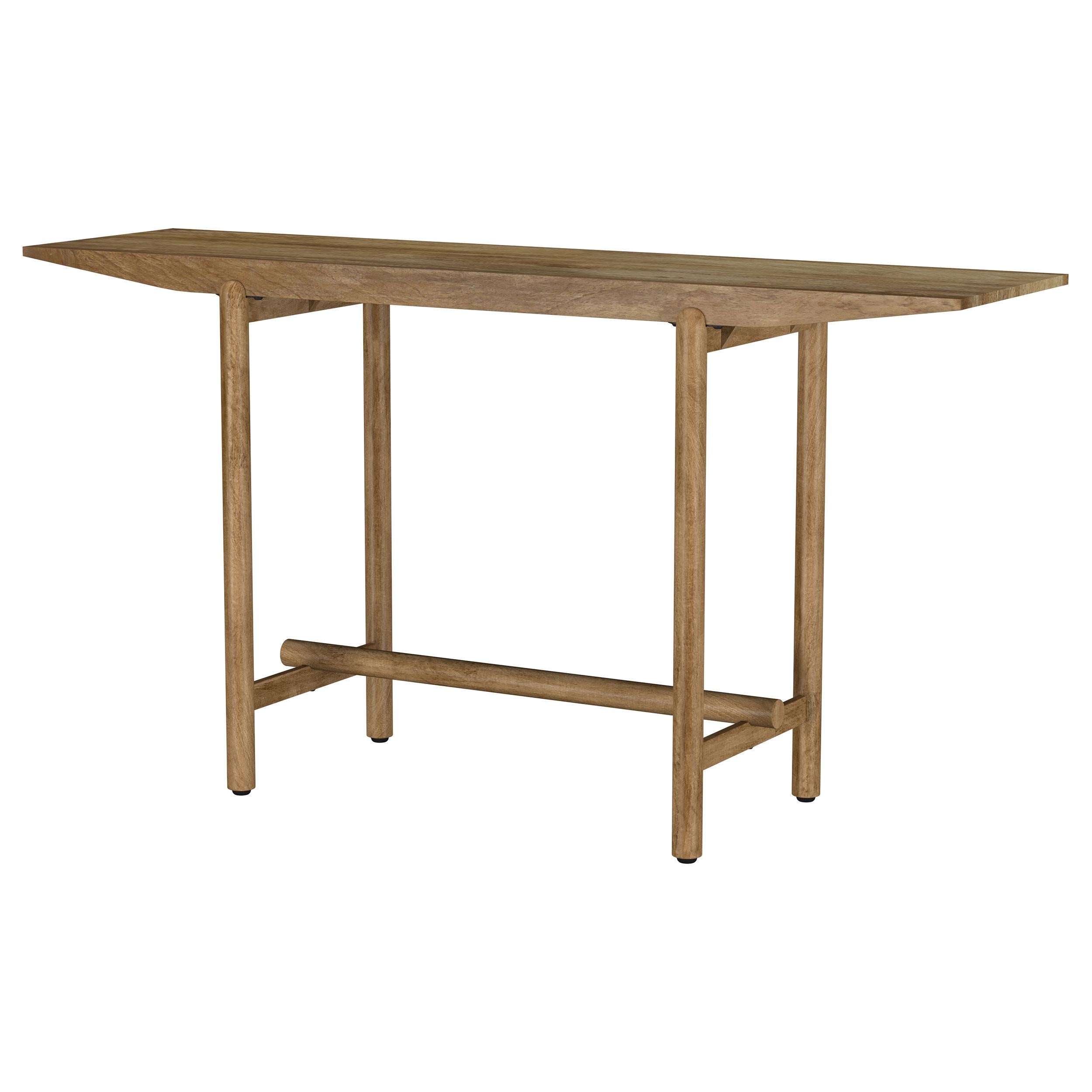  Coaster Furniture Darius 930128 Solid Wood Entryway Console Table - Natural Mango IMAGE 7