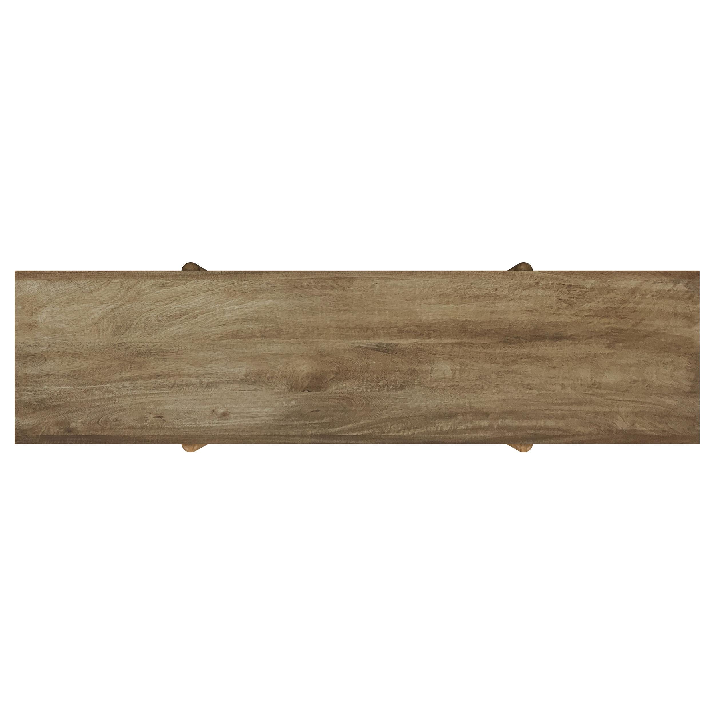  Coaster Furniture Darius 930128 Solid Wood Entryway Console Table - Natural Mango IMAGE 9