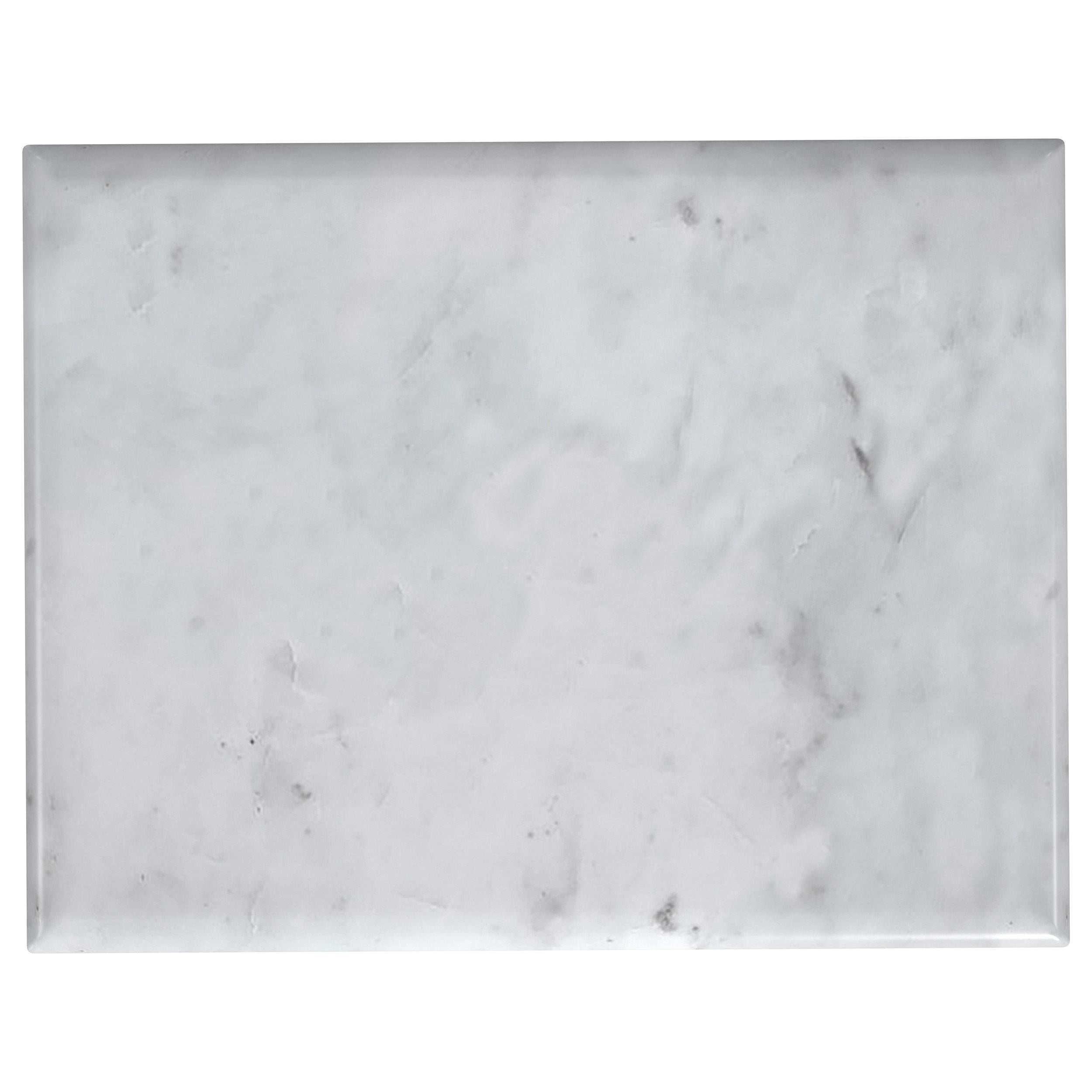  Coaster Furniture Baldwin 930091 Rectangular Marble Top Side Table - White and Gold IMAGE 7