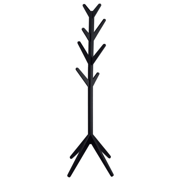 Coaster Furniture Margaret 983272 Solid Wood Coat Rack Clothing Hanger - Black