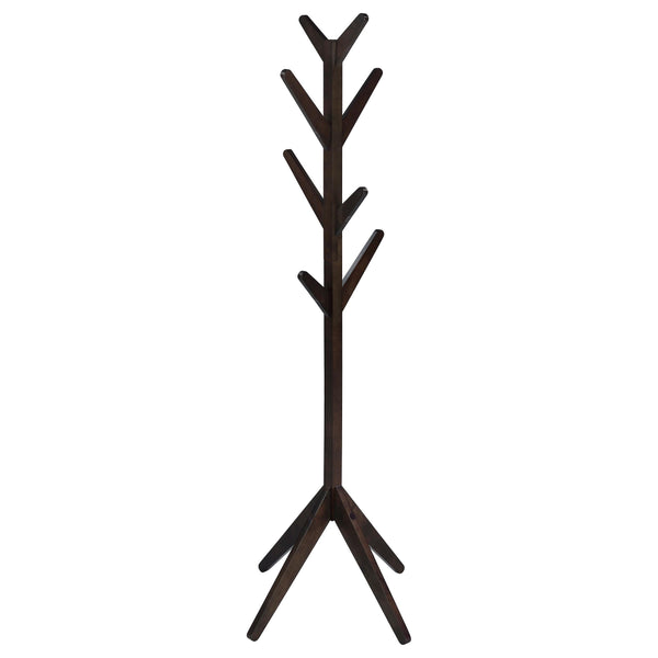 Coaster Furniture Margaret 983273 Solid Wood Coat Rack Clothing Hanger - Cappuccino