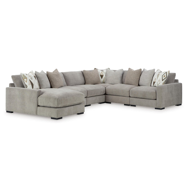 Benchcraft Aslan Court 20305S8 6 pc Sectional with Chaise