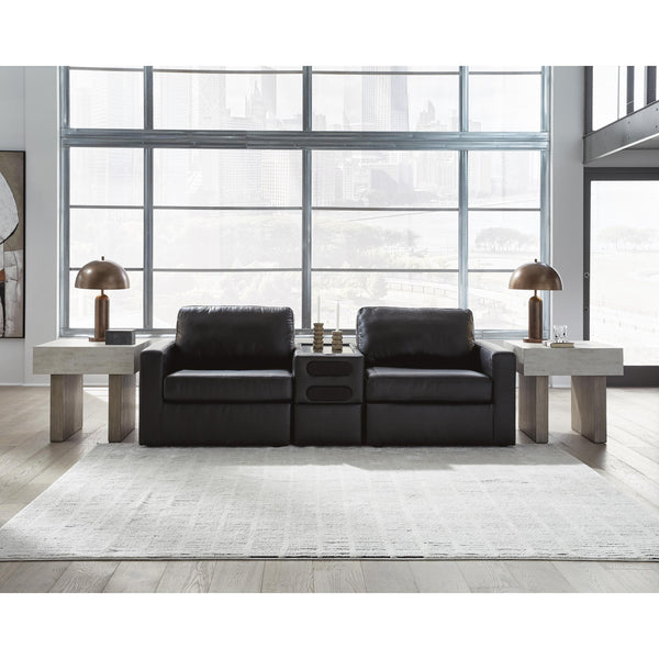 Signature Design by Ashley ModMax II 74305S13 3 pc Sectional Loveseat with Audio Console