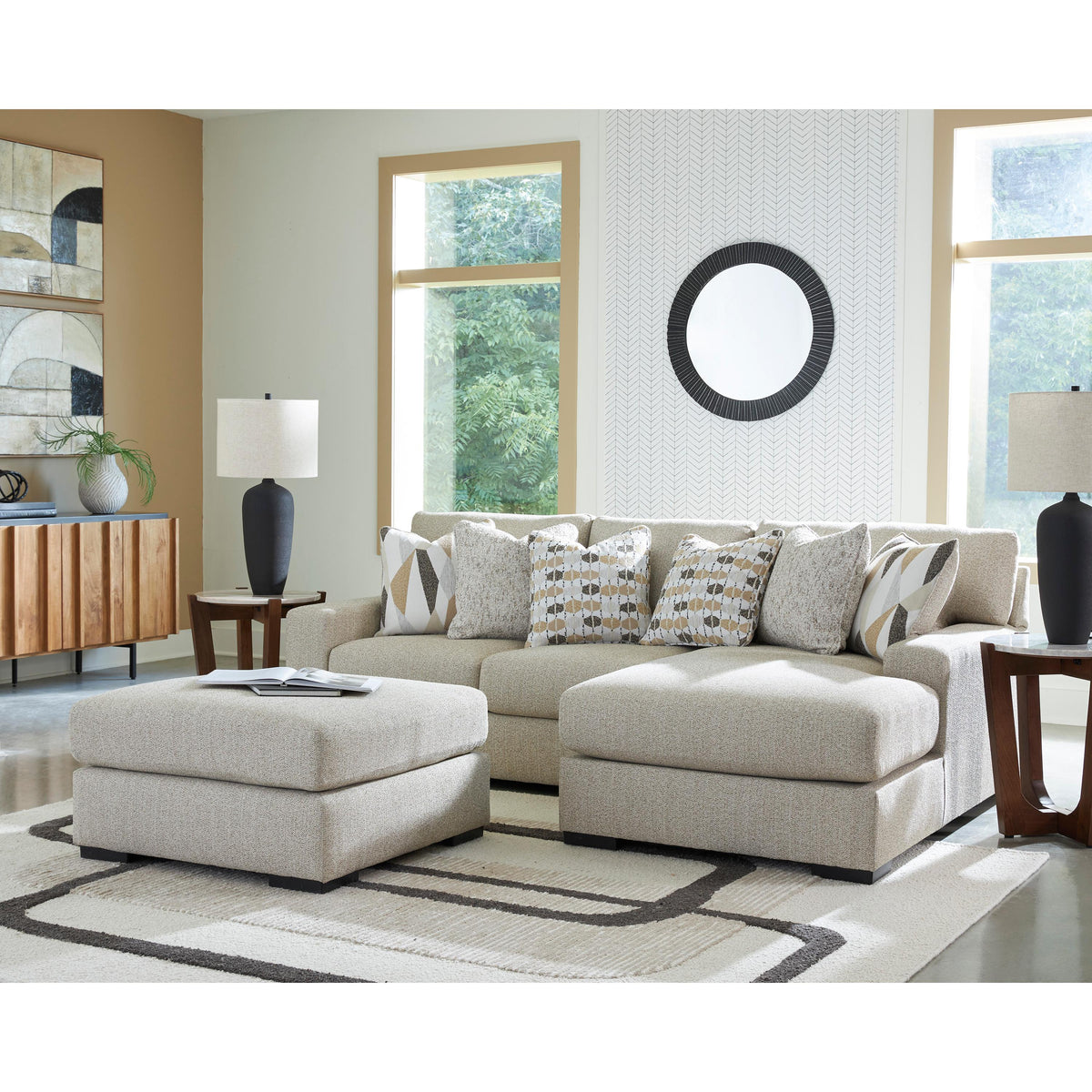  Benchcraft Laurelgrove 7510508 Oversized Accent Ottoman IMAGE 7