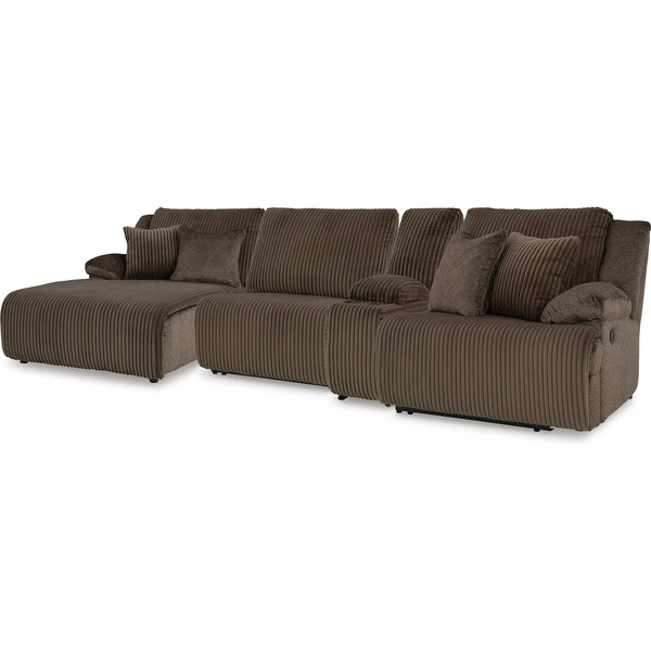 Signature Design by Ashley Top Tier Reclining Fabric 4 pc Sectional