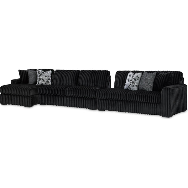 Signature Design by Ashley Midnight Madness Fabric 3 pc Sectional