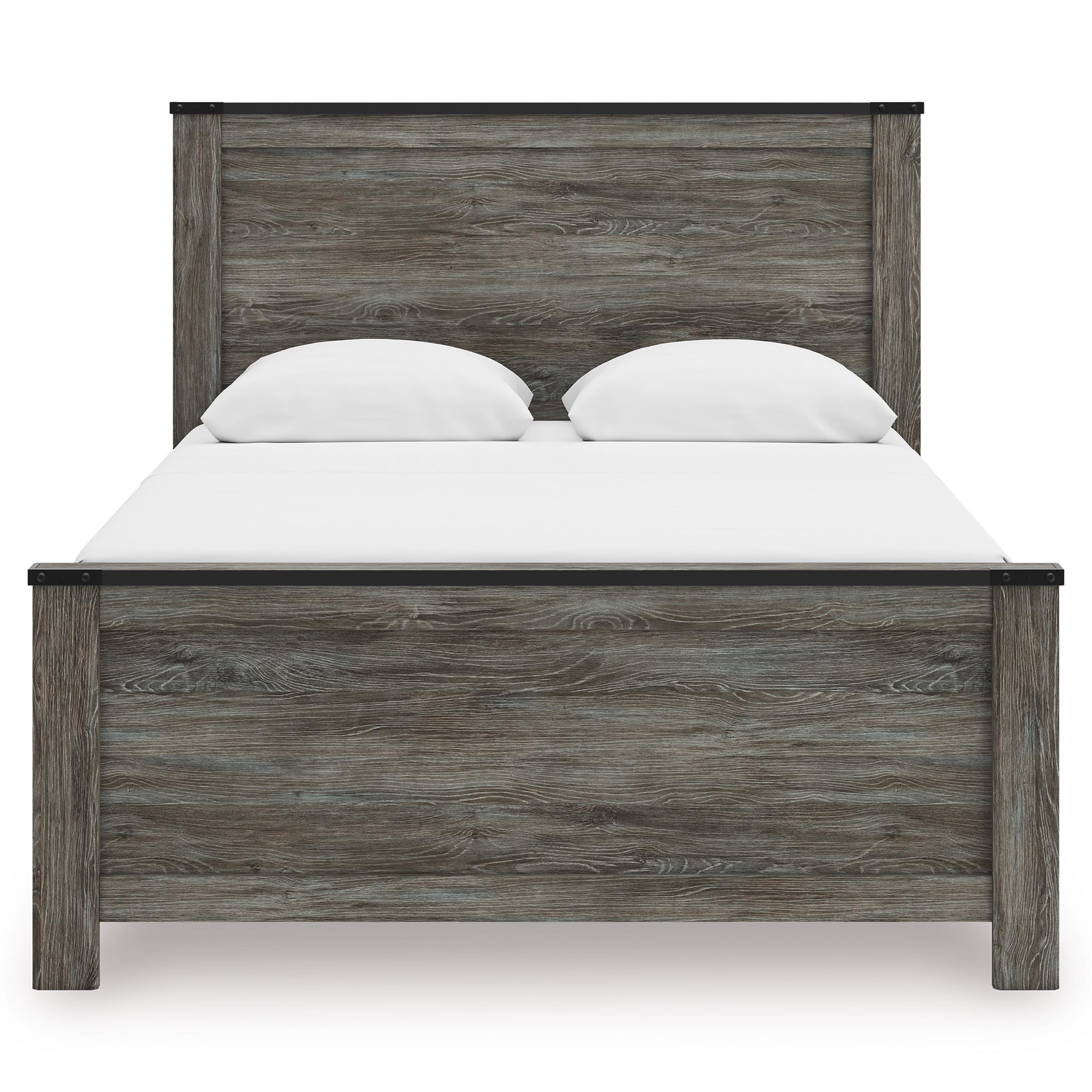  Size_Queen --  Frandern B4480B21 Queen Panel Bed IMAGE 2