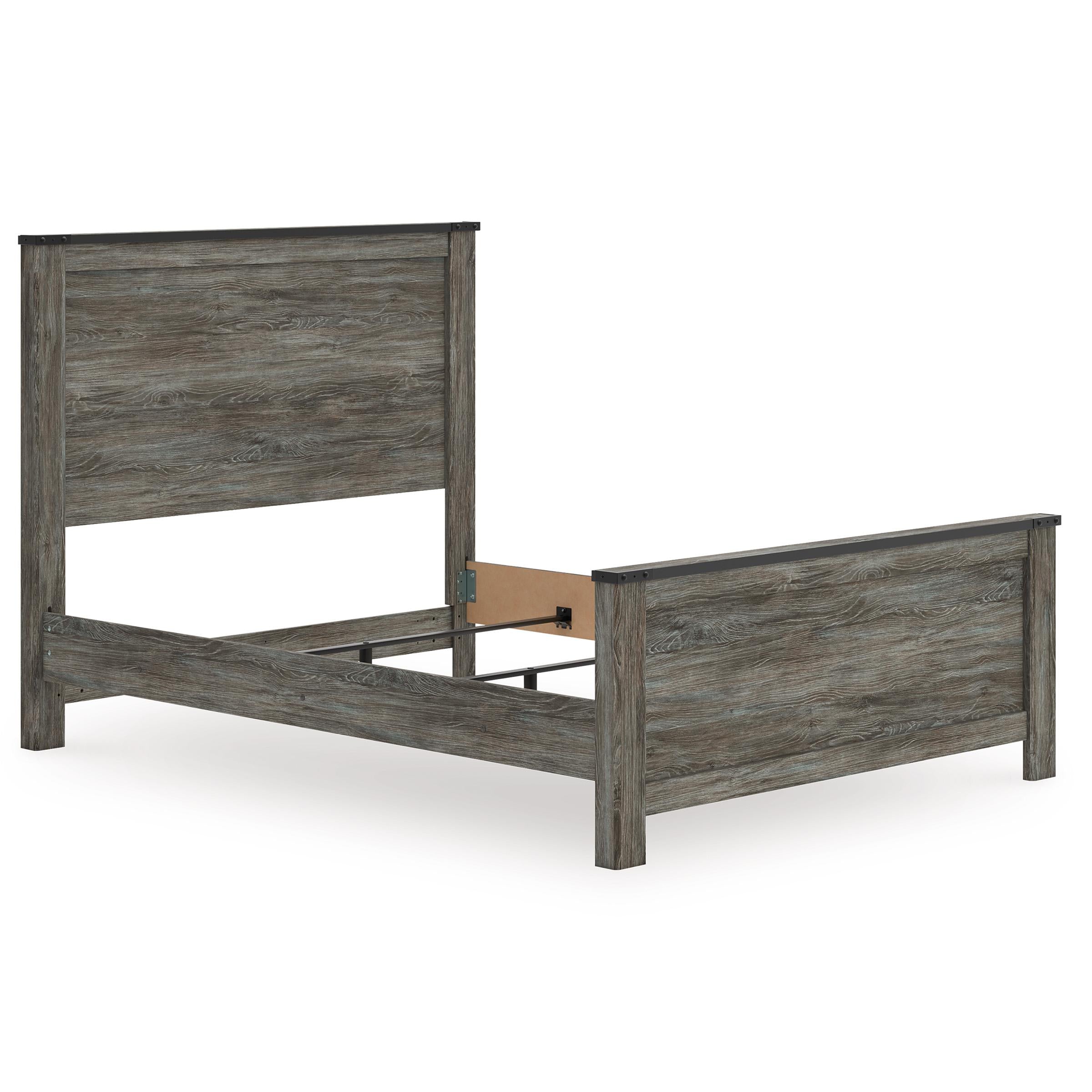  Size_Queen --  Frandern B4480B21 Queen Panel Bed IMAGE 5