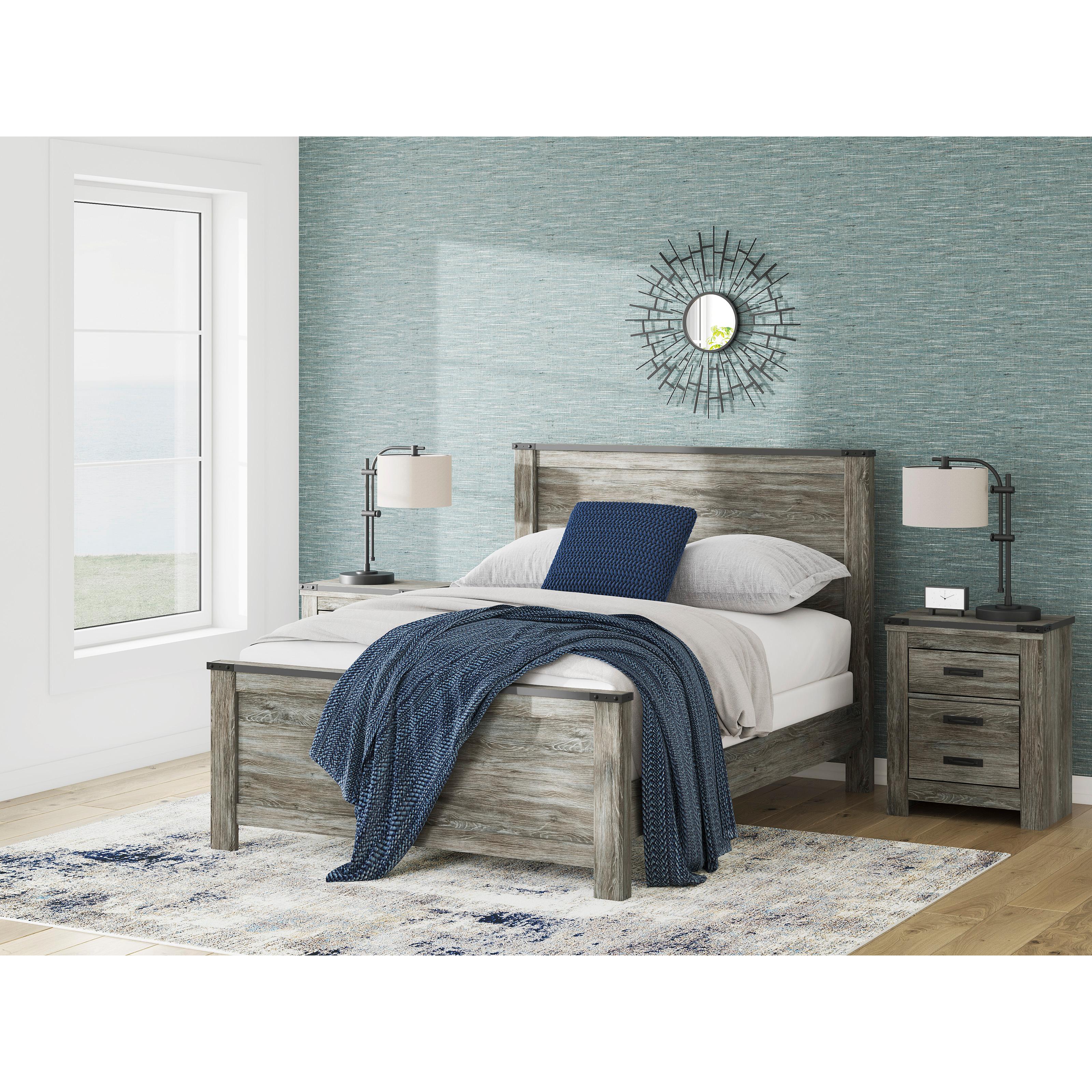  Size_Queen --  Frandern B4480B21 Queen Panel Bed IMAGE 6