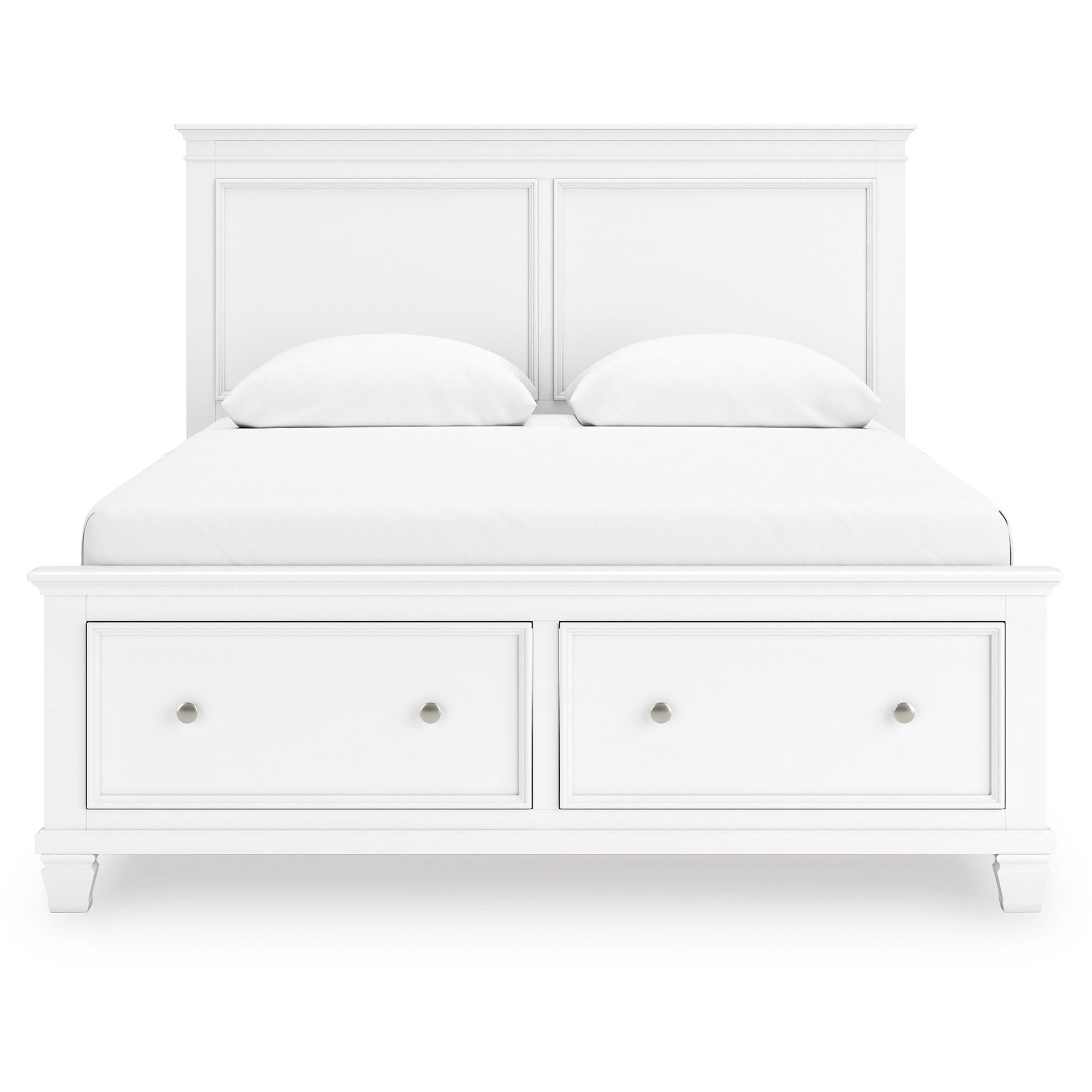  Size_Queen --  Fortman B680B20 Queen Panel Storage Bed IMAGE 3