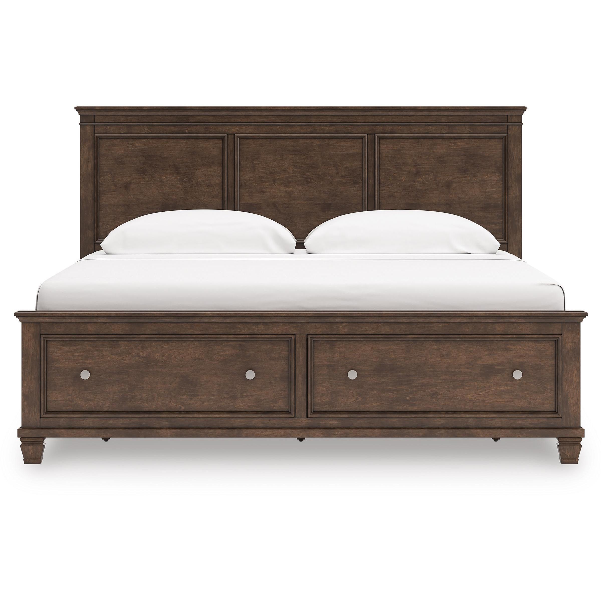  Size_King --  Danabrin B685B18 King Panel Storage Bed IMAGE 4