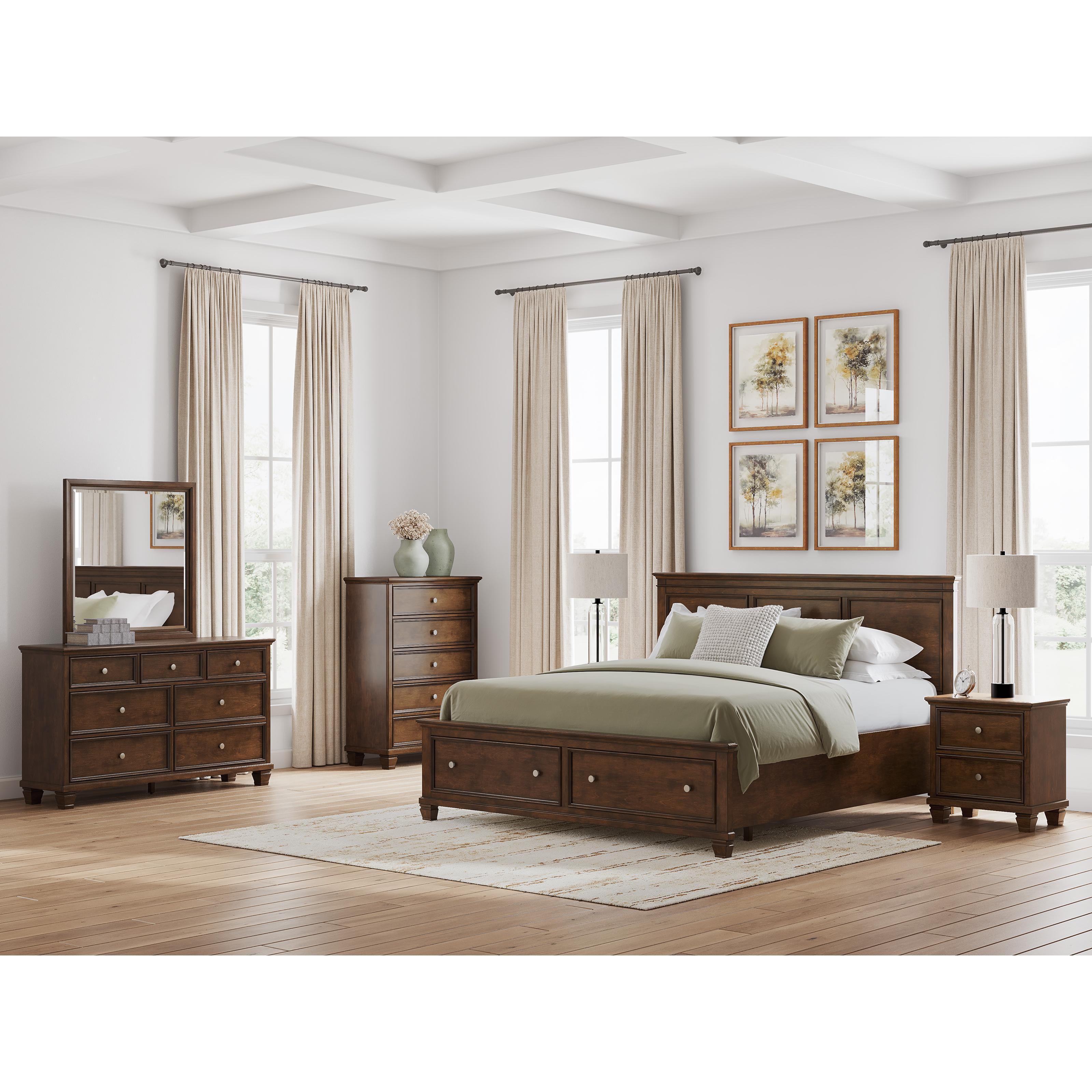  Size_King --  Danabrin B685B18 King Panel Storage Bed IMAGE 7