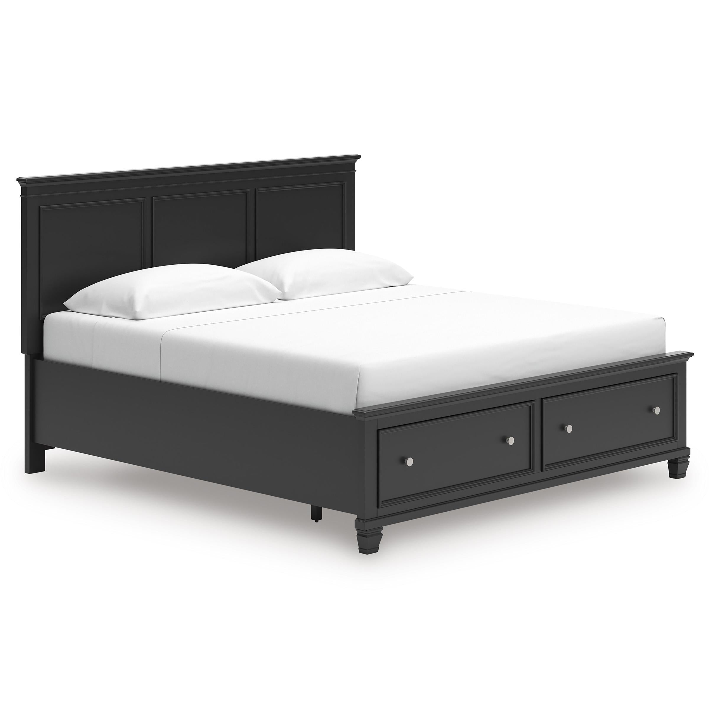  Size_King --  Lanolee B687B19 King Panel Storage Bed IMAGE 1