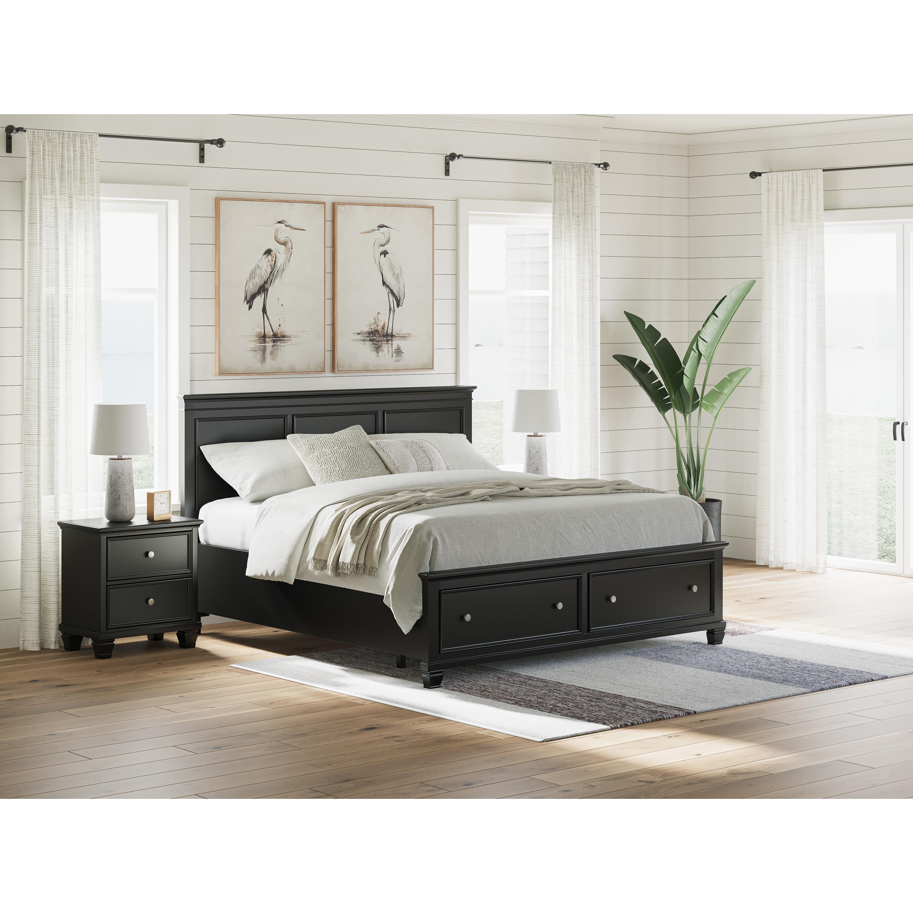  Size_King --  Lanolee B687B19 King Panel Storage Bed IMAGE 10