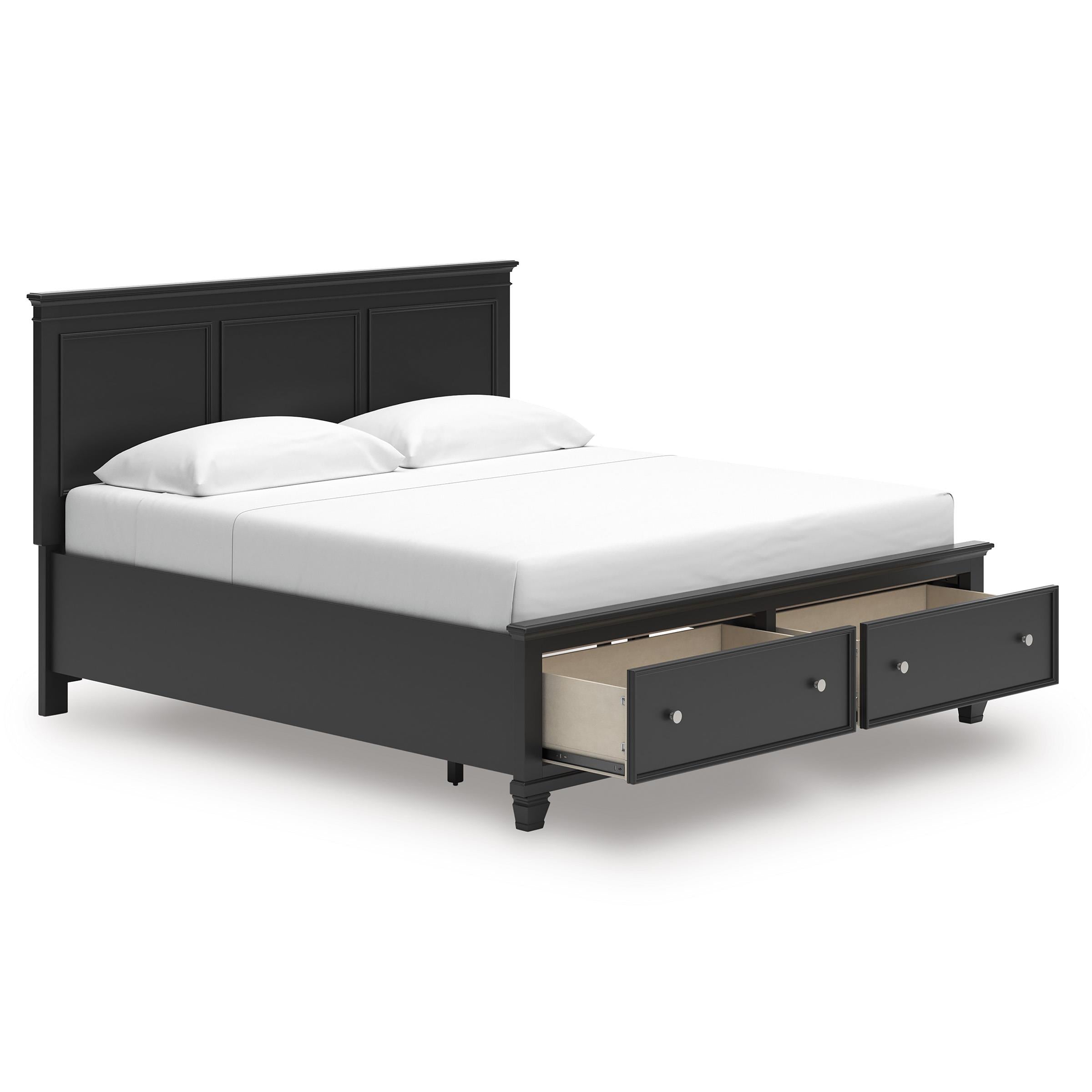  Size_King --  Lanolee B687B19 King Panel Storage Bed IMAGE 2